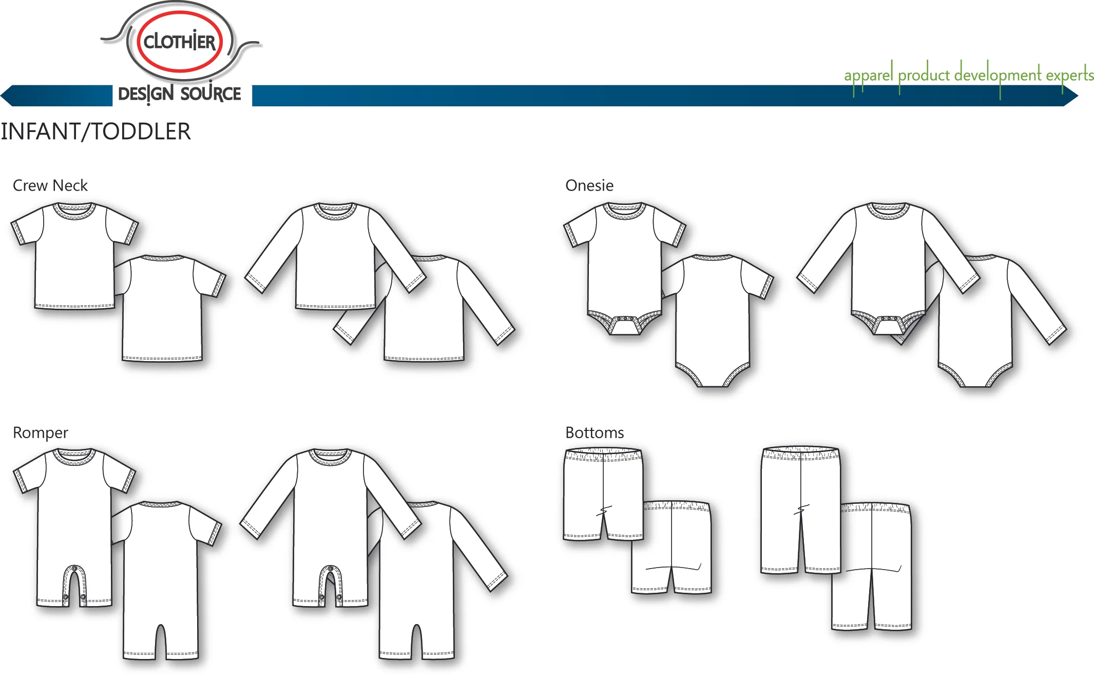 Flat Illustrations- Infant/Toddler