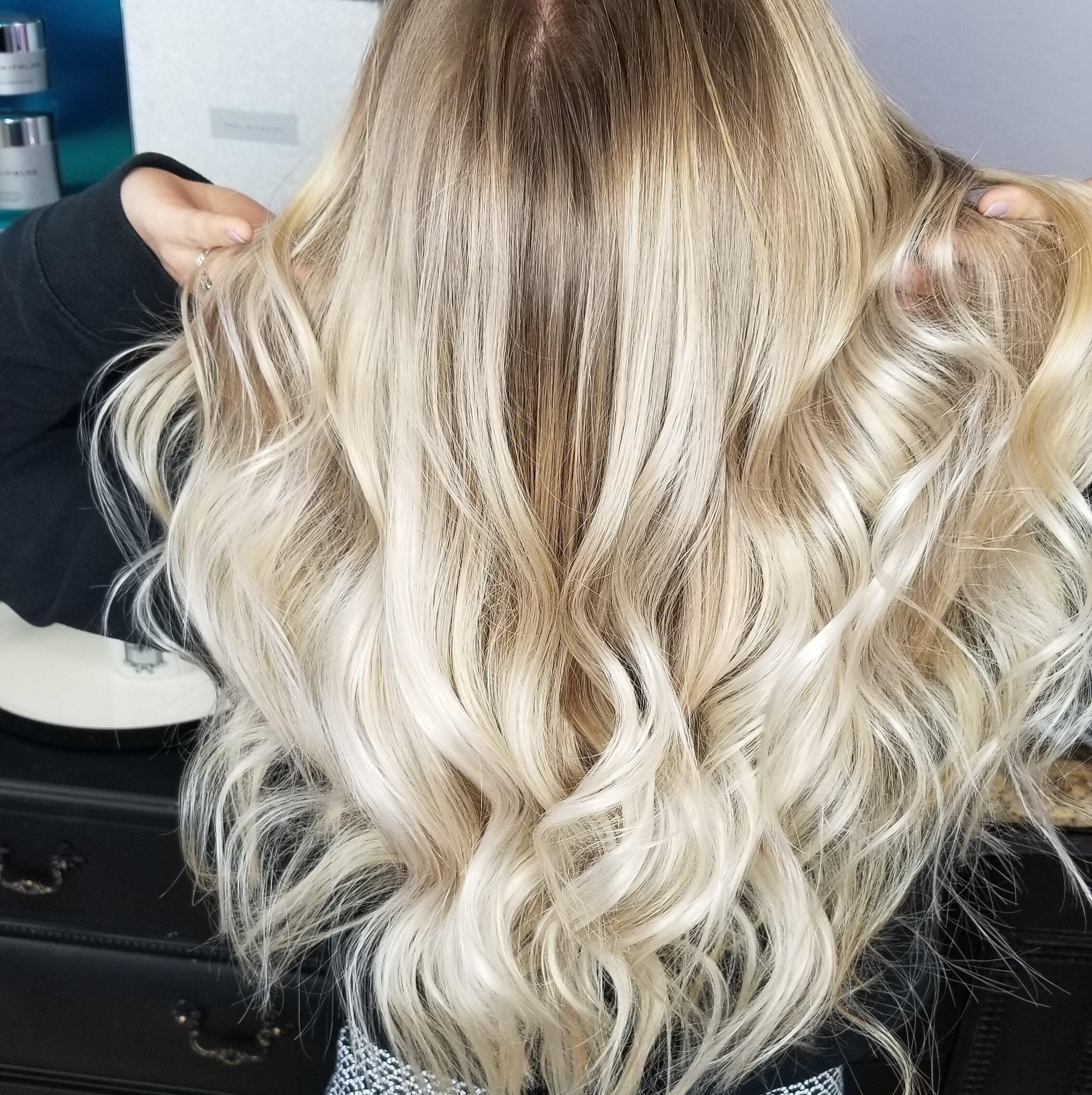 Beautiful Blonde Balayage by Katie