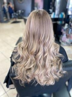 Blended Blonde Balayage by Katie