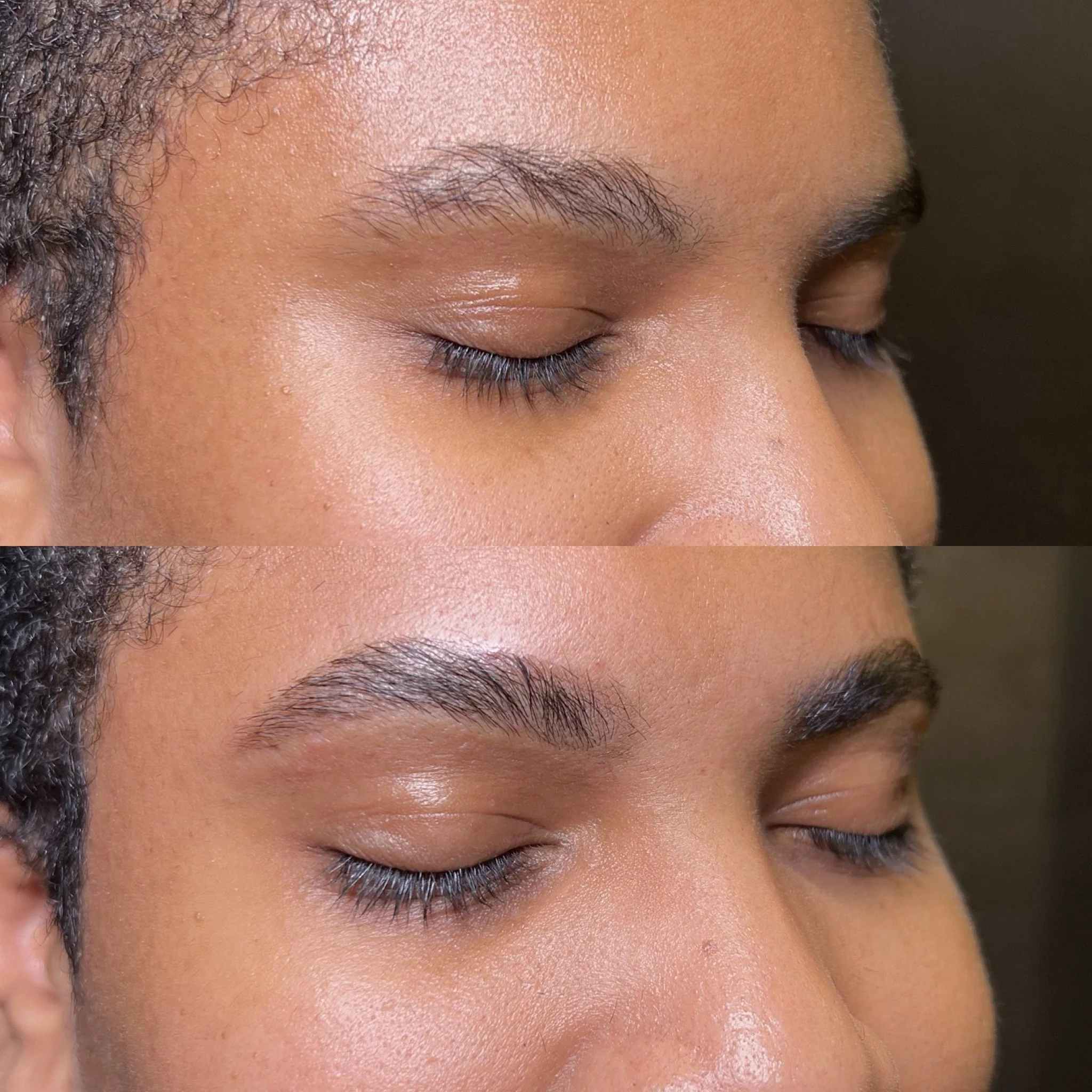 Brow Lamination and tint