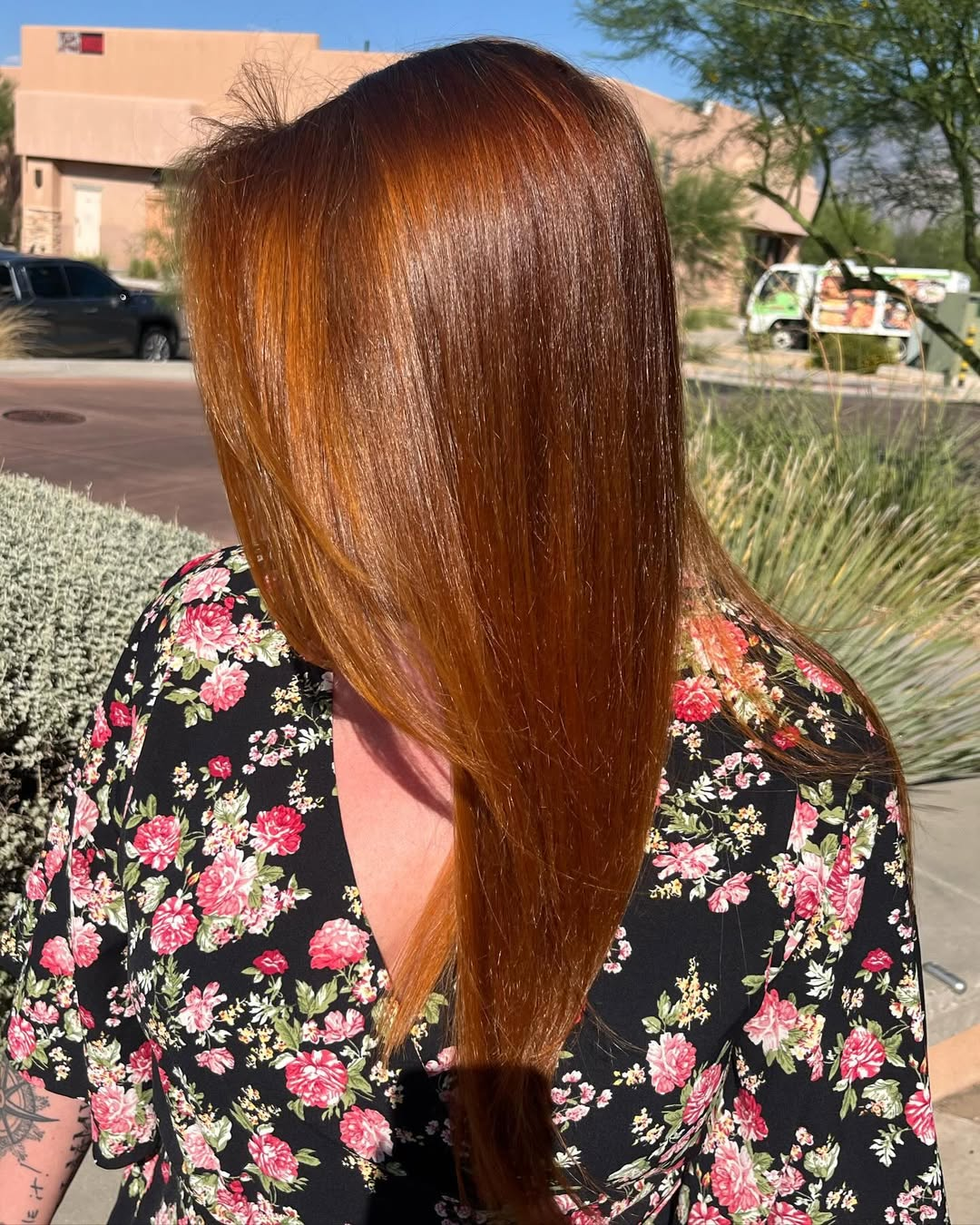 Rich Copper Red Hair Color