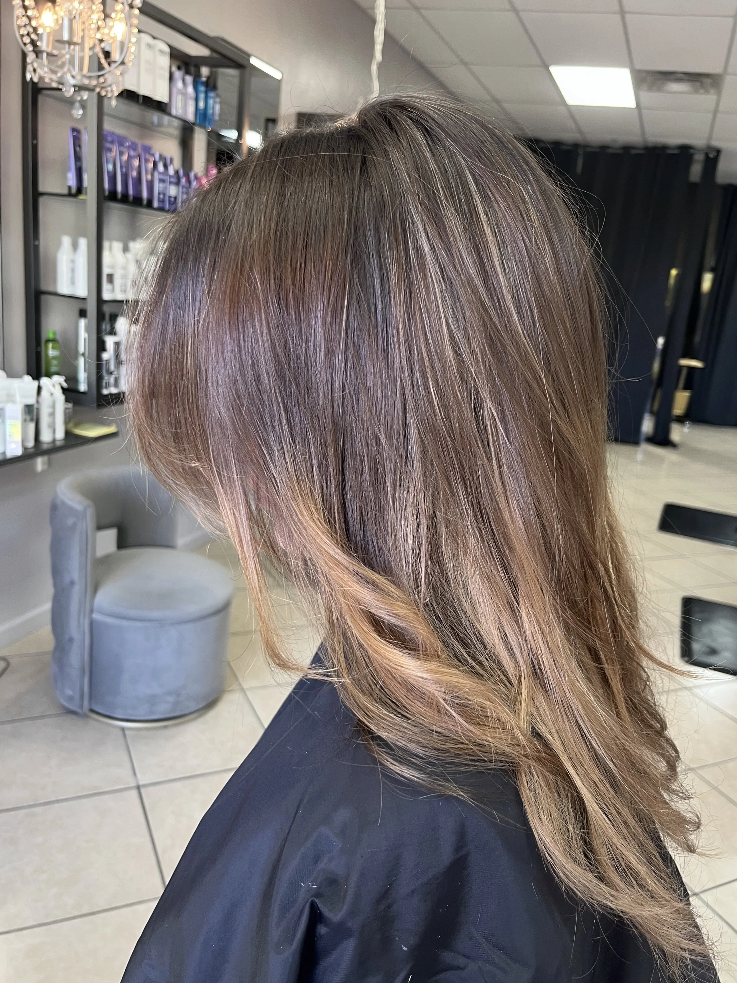 Chocalate Mocha  Color with Caramel Drizzle