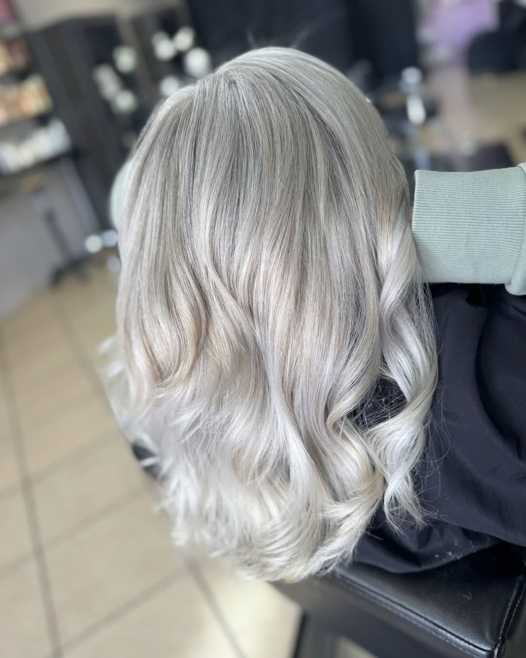 Beautiful Grey Hair Blending