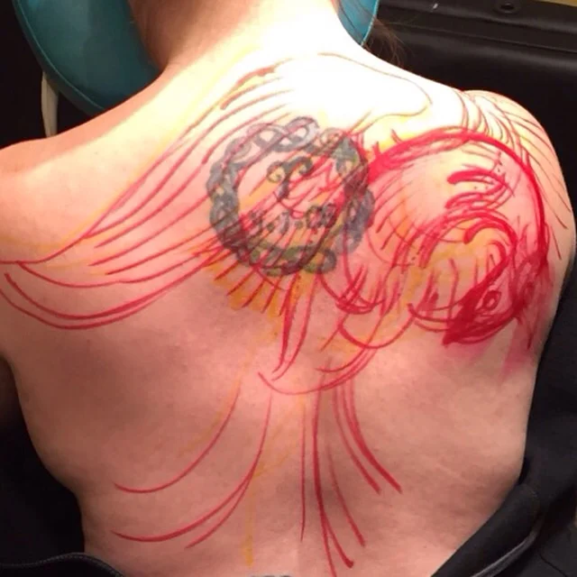 Freehand cover up