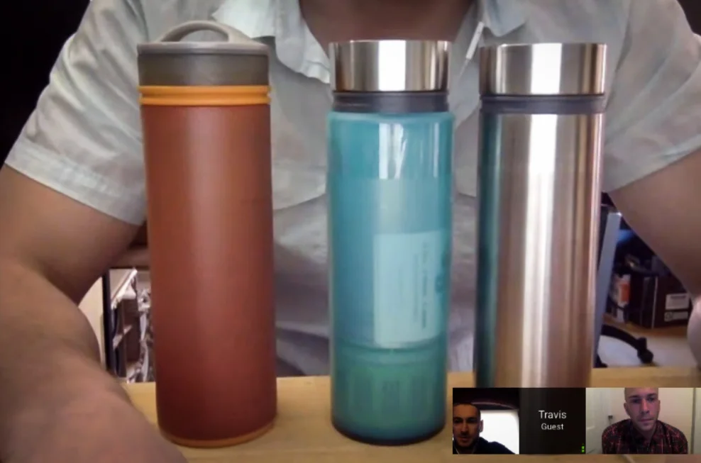 Travis and The Last Machine crew via Google Hangout