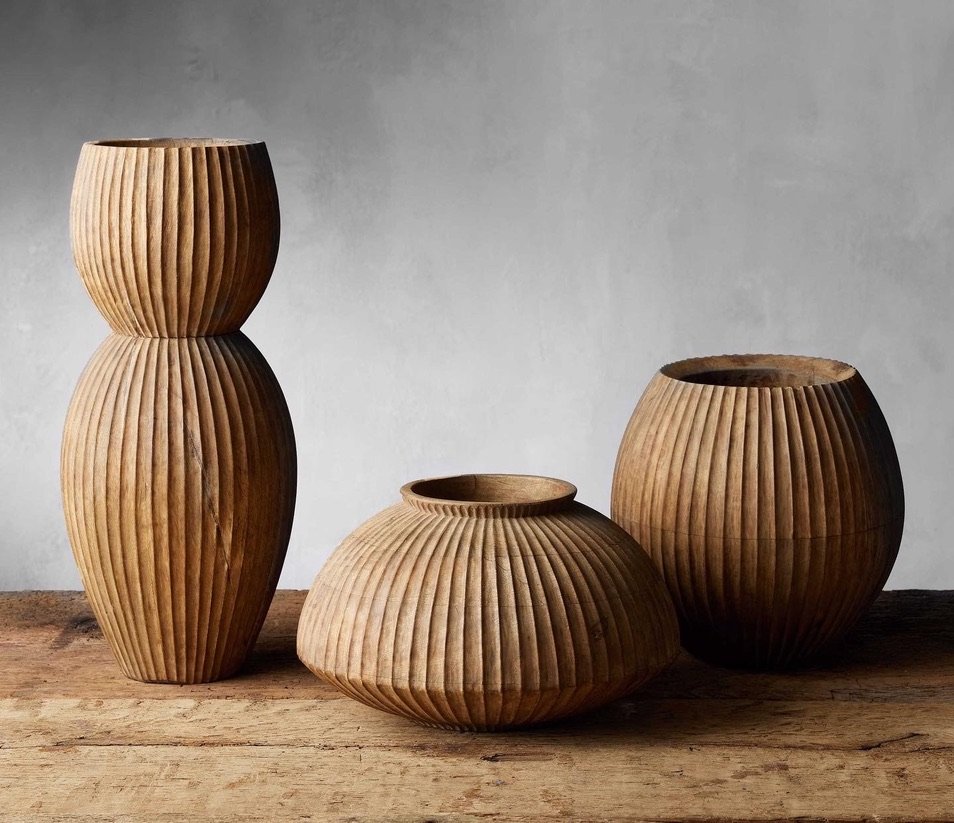 Daru Wood Vases