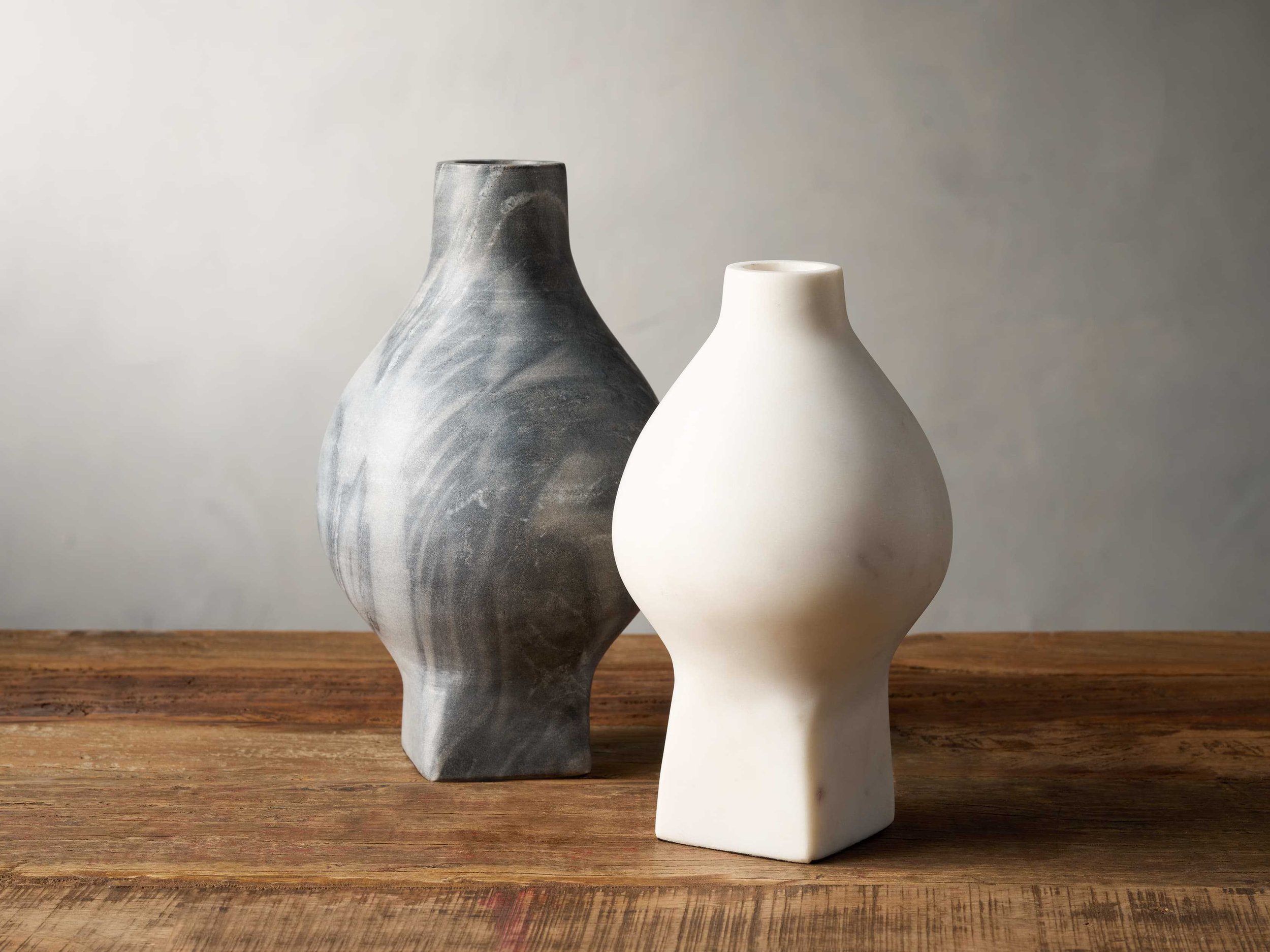 Marble Cosmos Vases