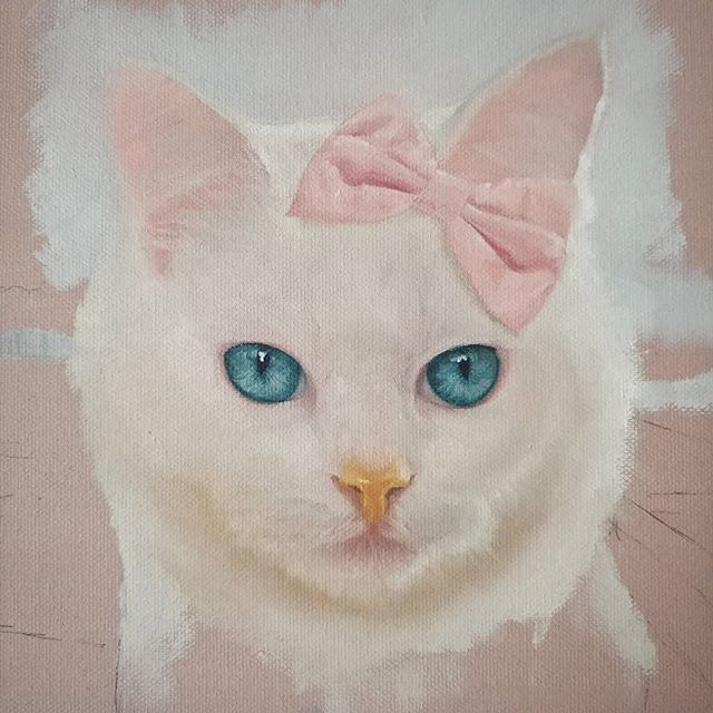 One last chance to see the @hellokitty 45th anniversary group show @coreyhelfordgallery this Saturday, August 10th. It's a fun one and you should definitely check it out before it's gone. Swipe for process 😽