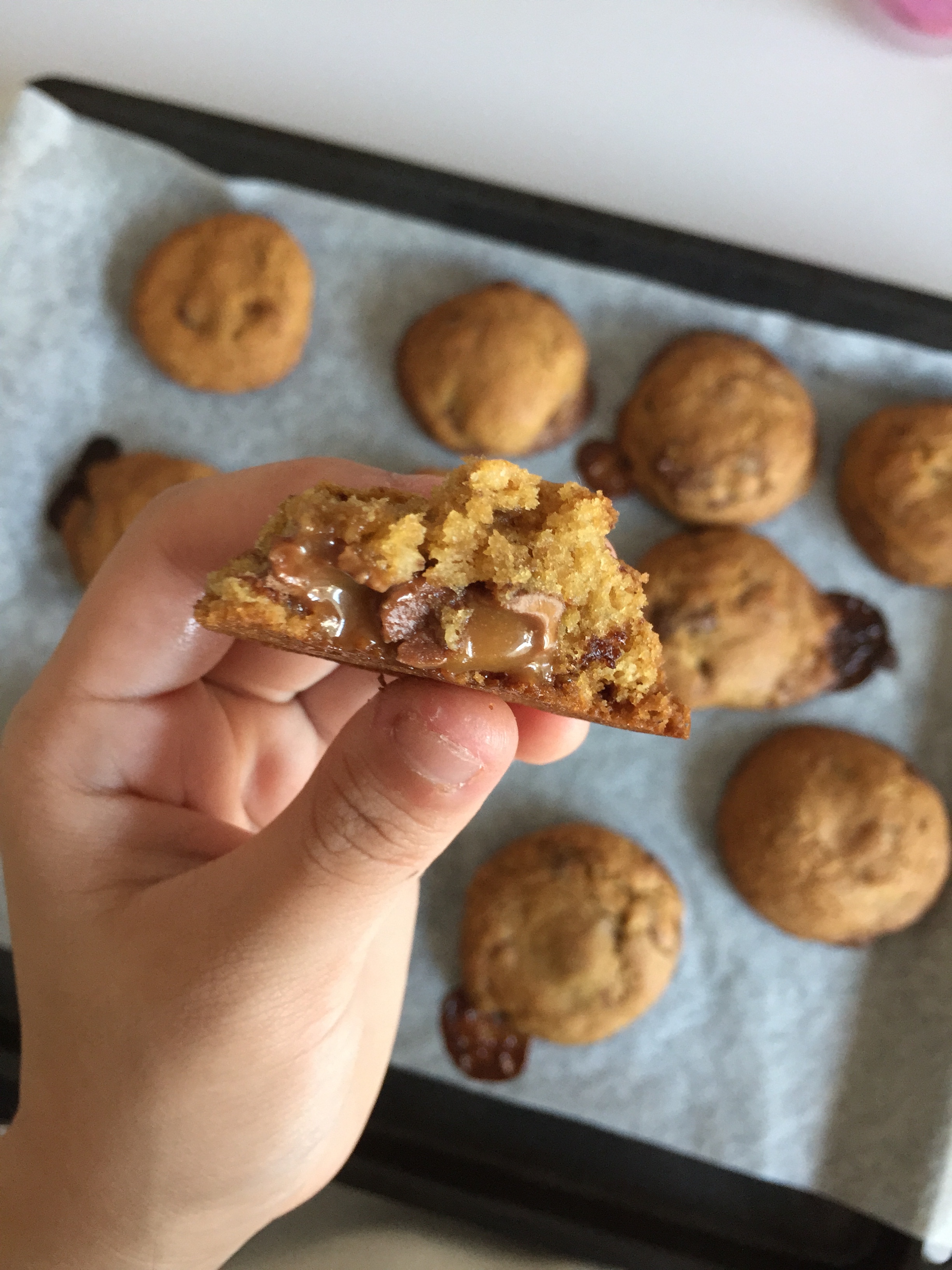 bless the salted caramel insides