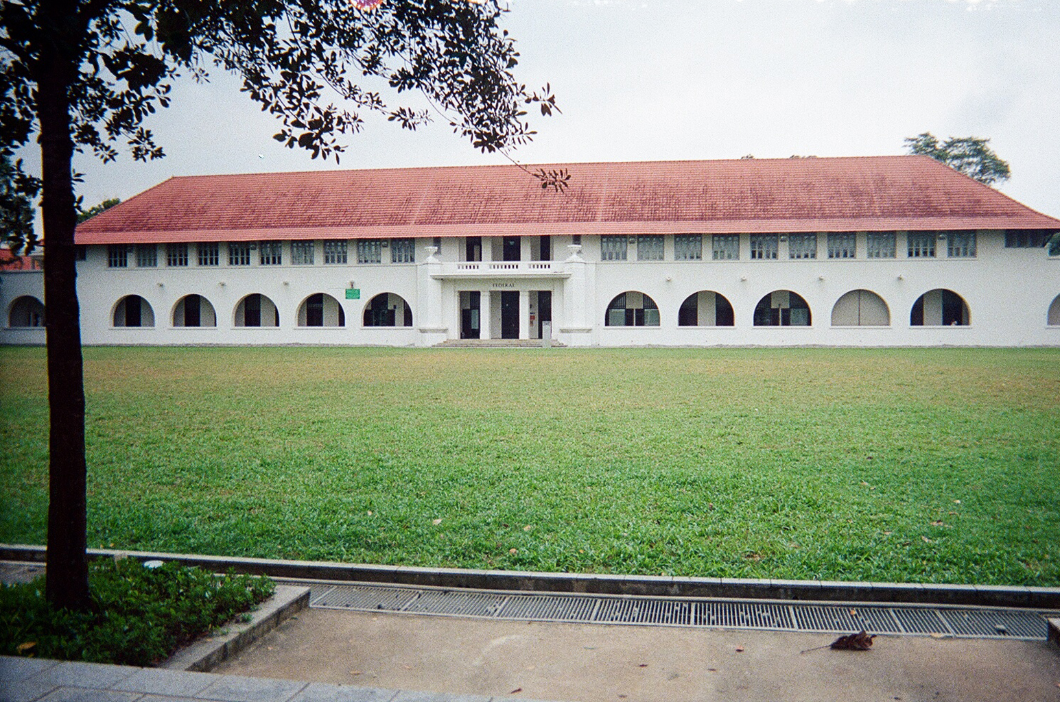 The Federal building in school, and the Upper Quad