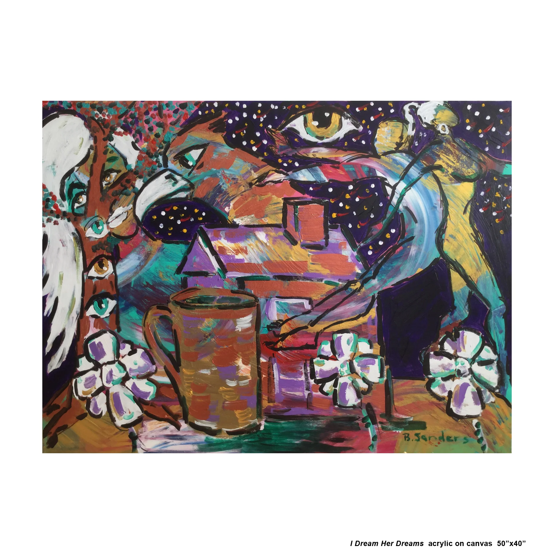 Painting 370 I Dream Her Dreams acrylic on canvas 50x40.jpg