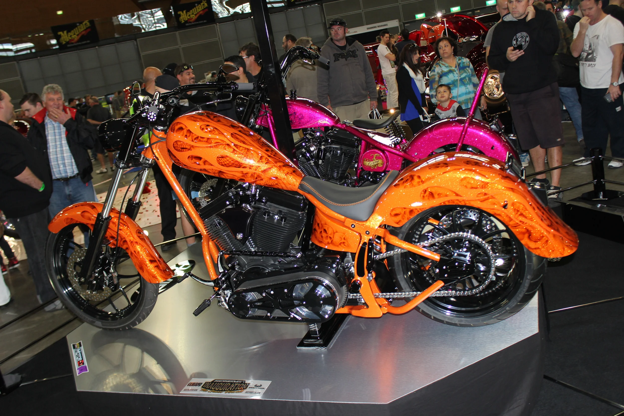 Davies Choppers orange flake