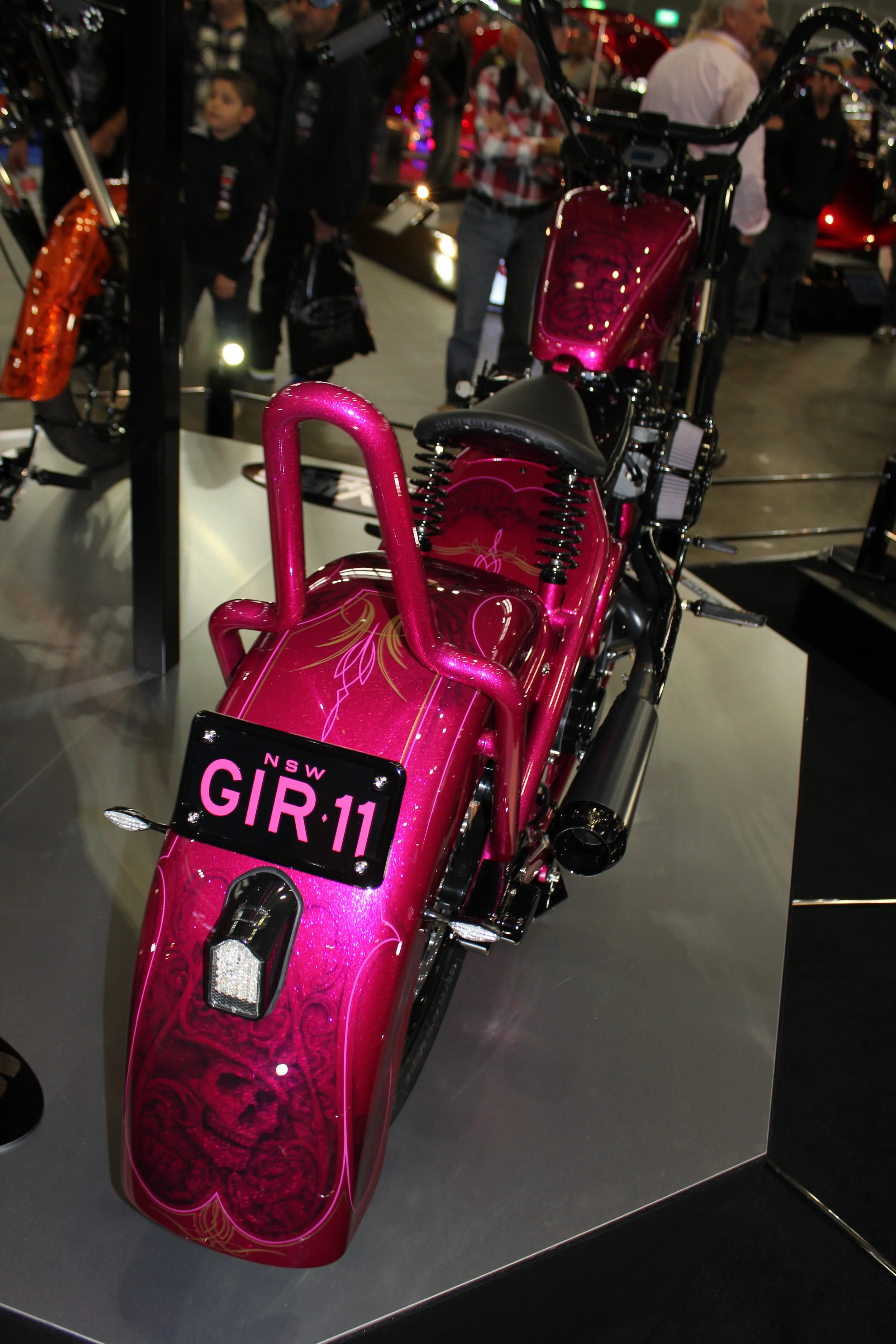 Davies choppers Pink Custom