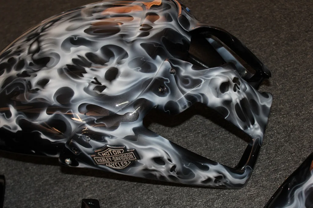 White fire skulls 