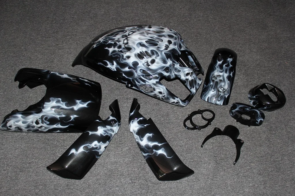 White fire skulls 