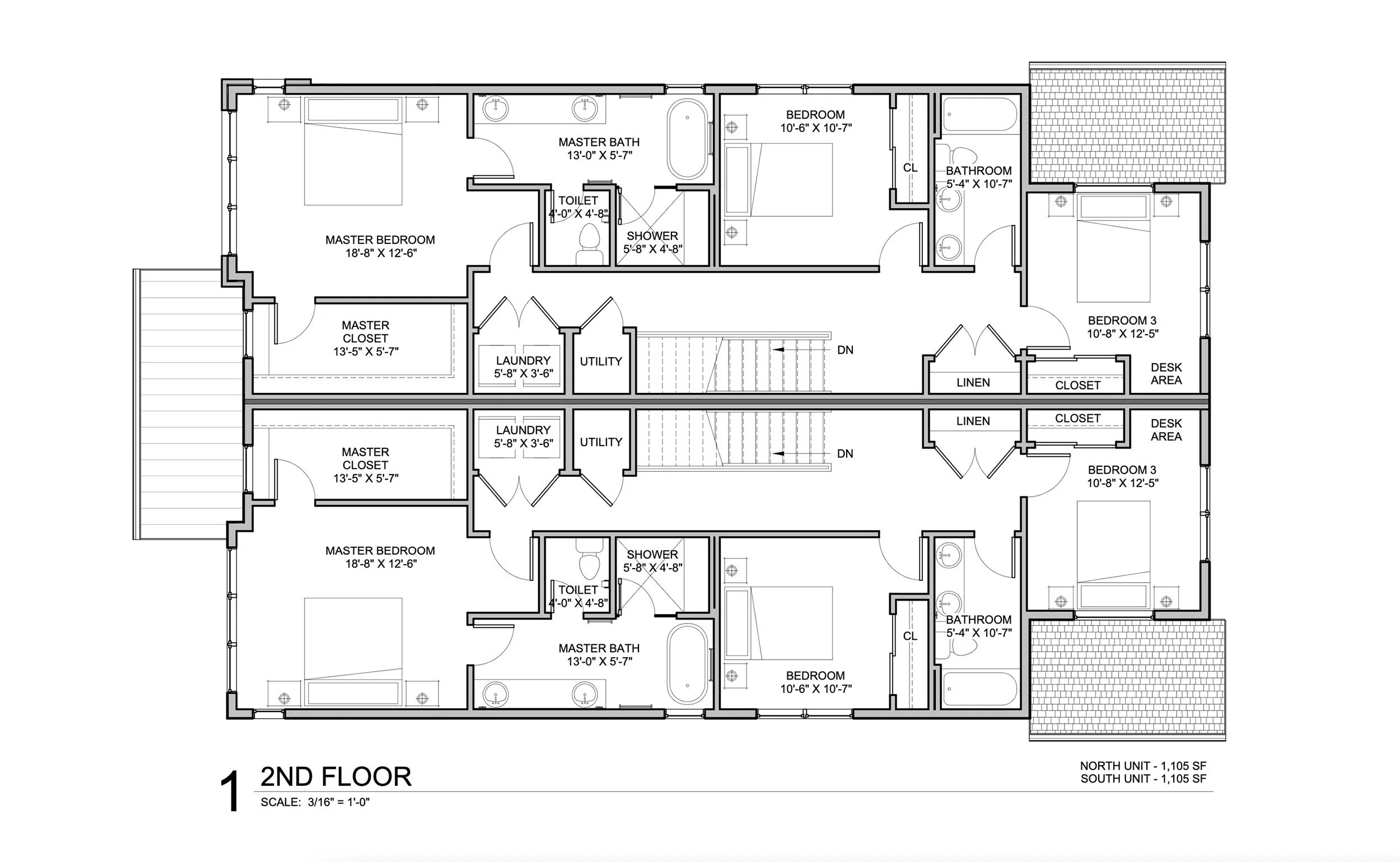 Floorplans: 2774 & 2776 Delaware