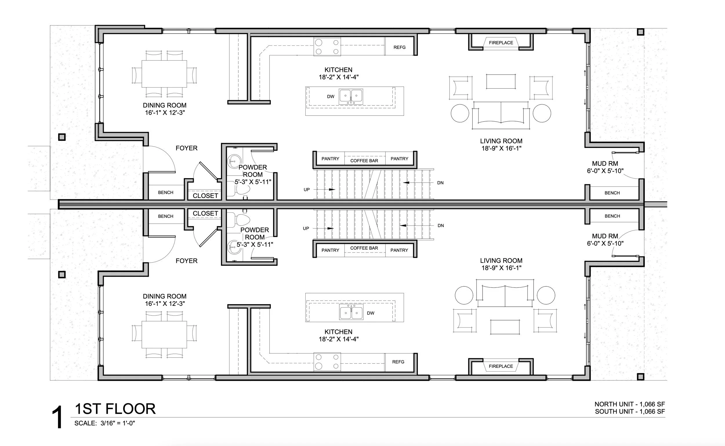 Floorplans: 2774 & 2776 Delaware