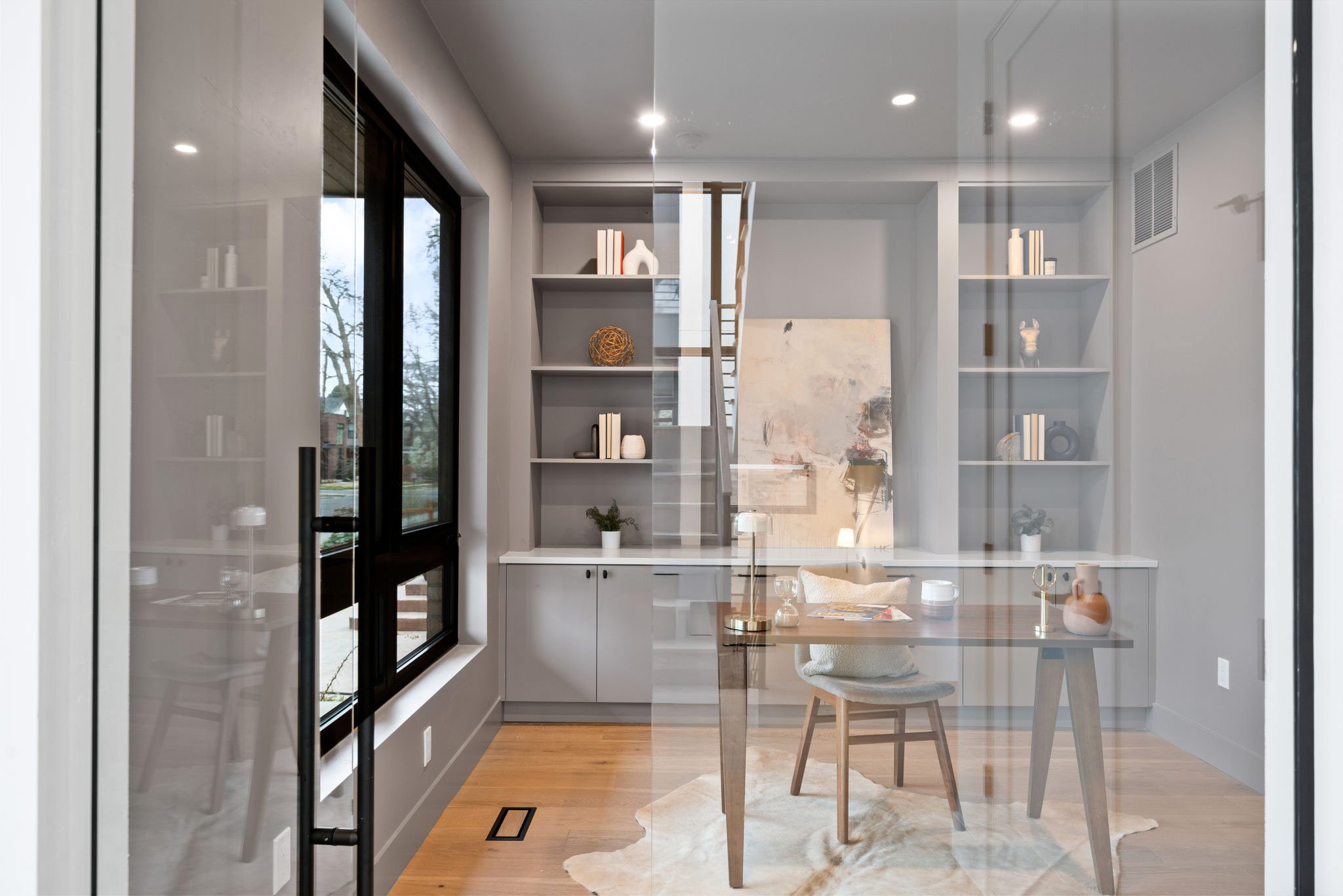 Custom Homes Colorado - maximizing space, home office