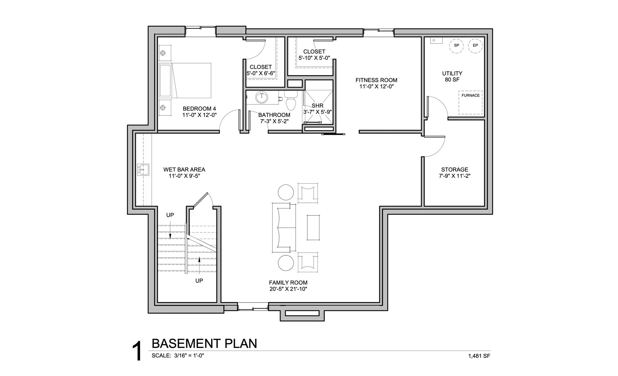 Floor Plans - 3930 Byron Street