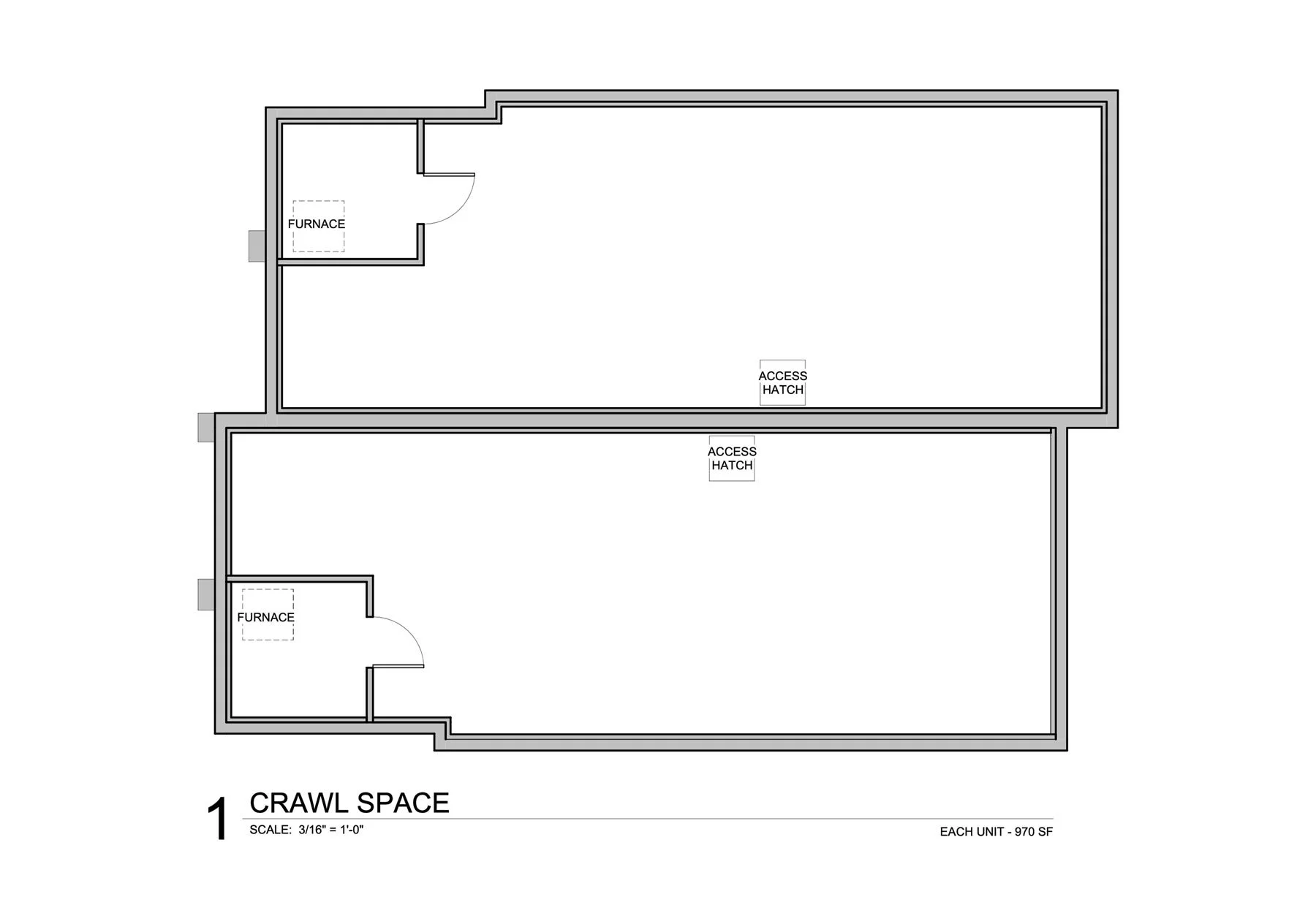 Raleigh Street Duplex - Denver - Floorplans