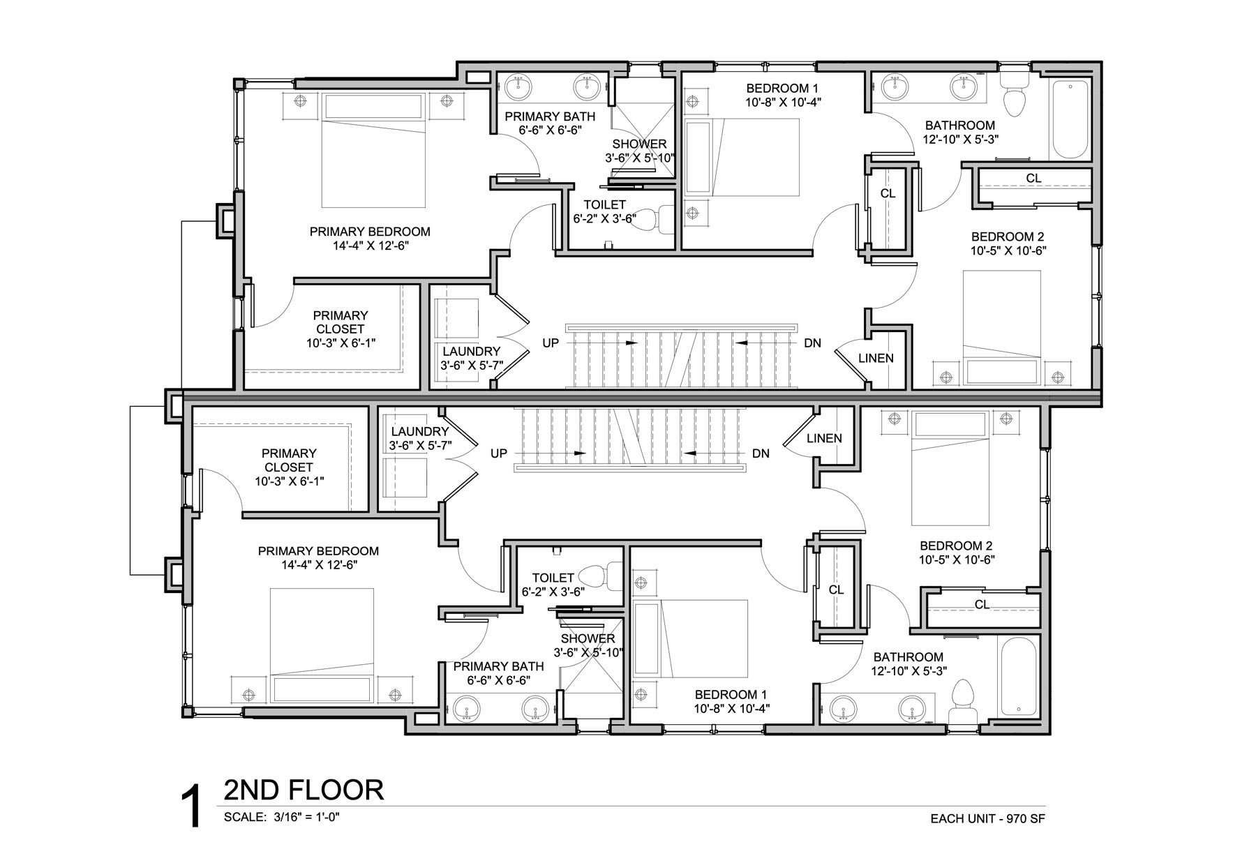 Raleigh Street Duplex - Denver - Floorplans