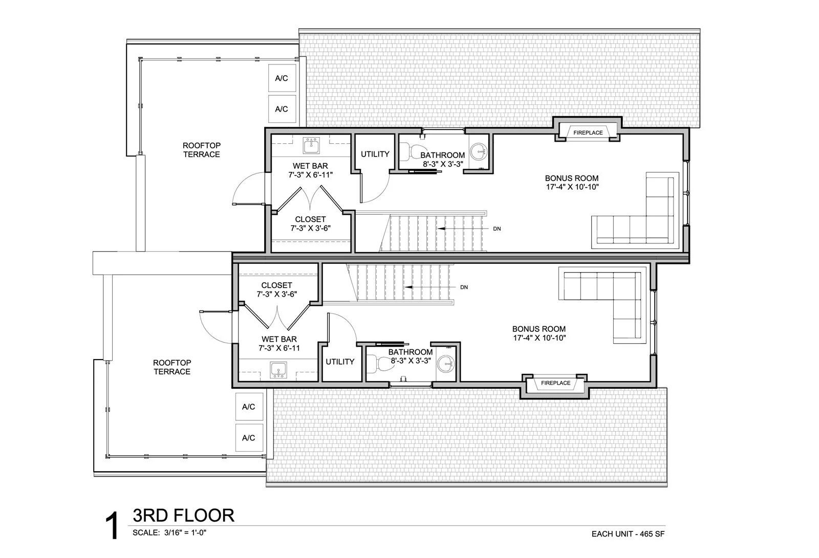 Raleigh Street Duplex - Denver - Floorplans