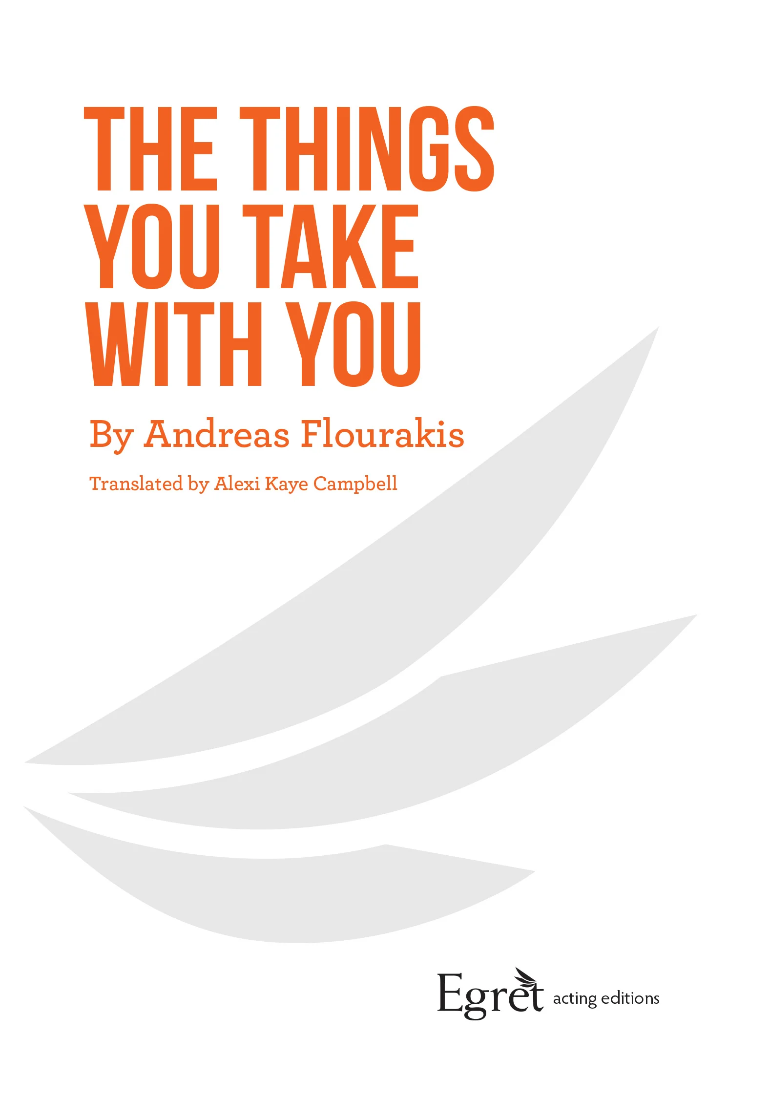 The Things You Take With You