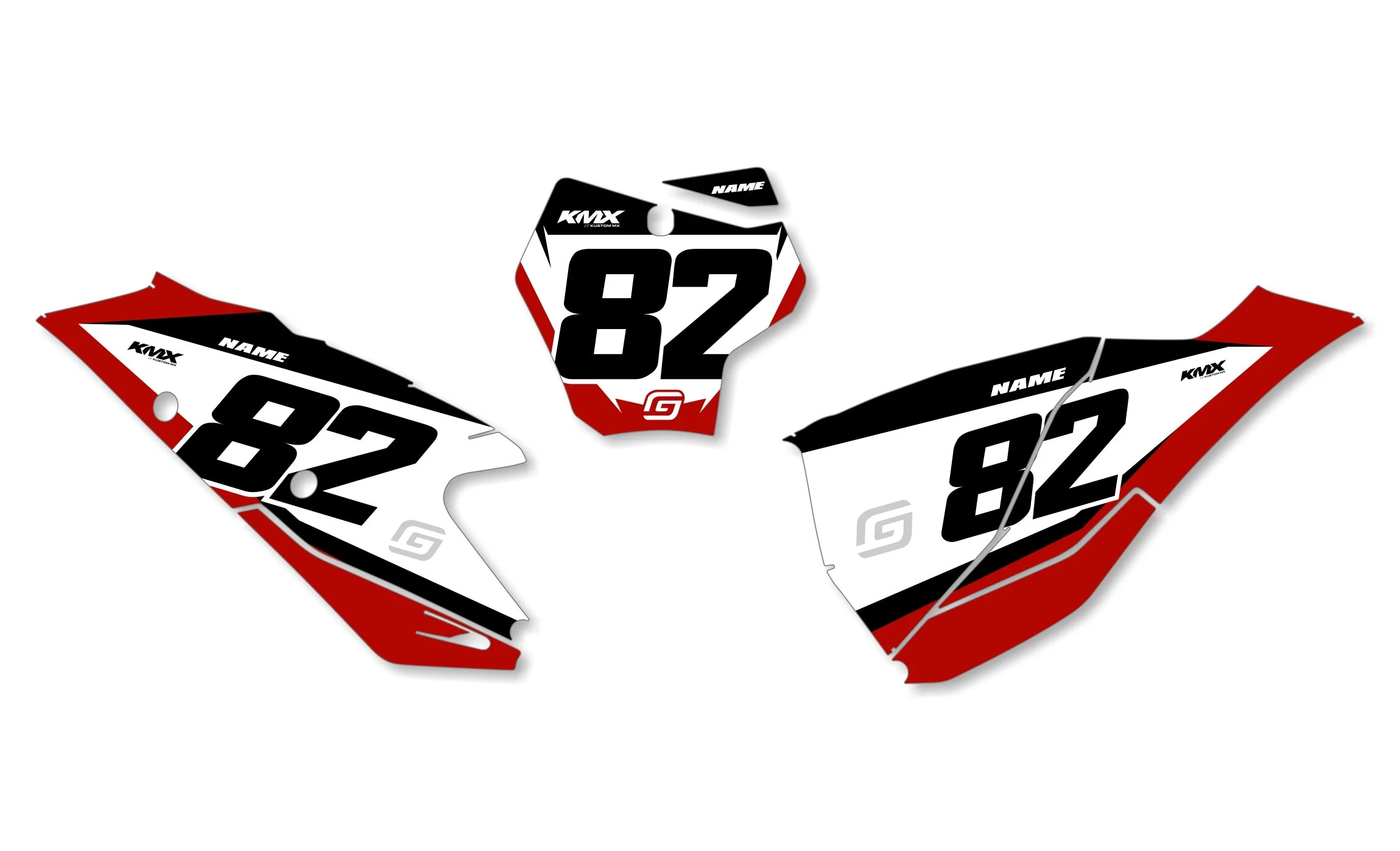 PRO SERIES Gas Gas Number Plates