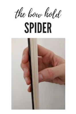 Turns out it's almost impossible to make a terrible bow hold when you're "spidering" up and down the stick...