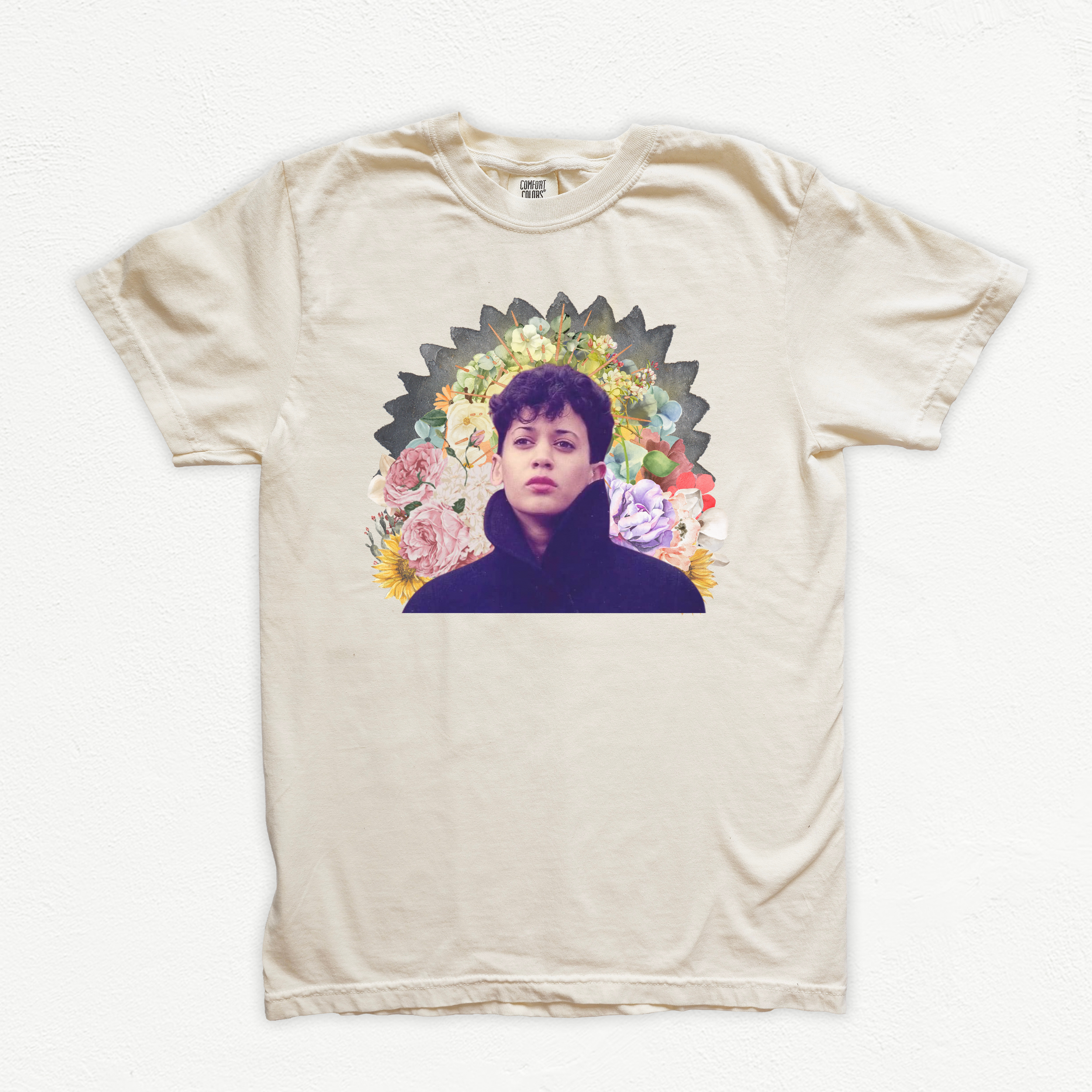 Floral Vintage Young Kamala Harris 80s Retro Howard Photo 2024 Shirt