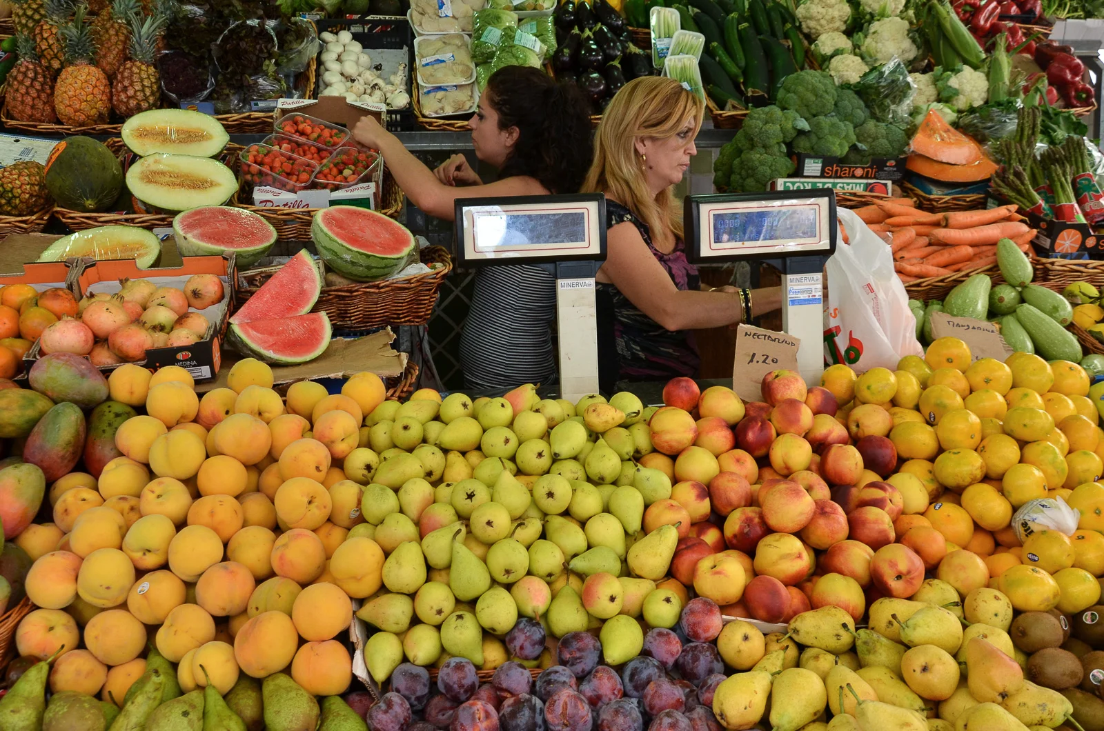 Au marché couvert de Santa-Cruz-de-Tenerife