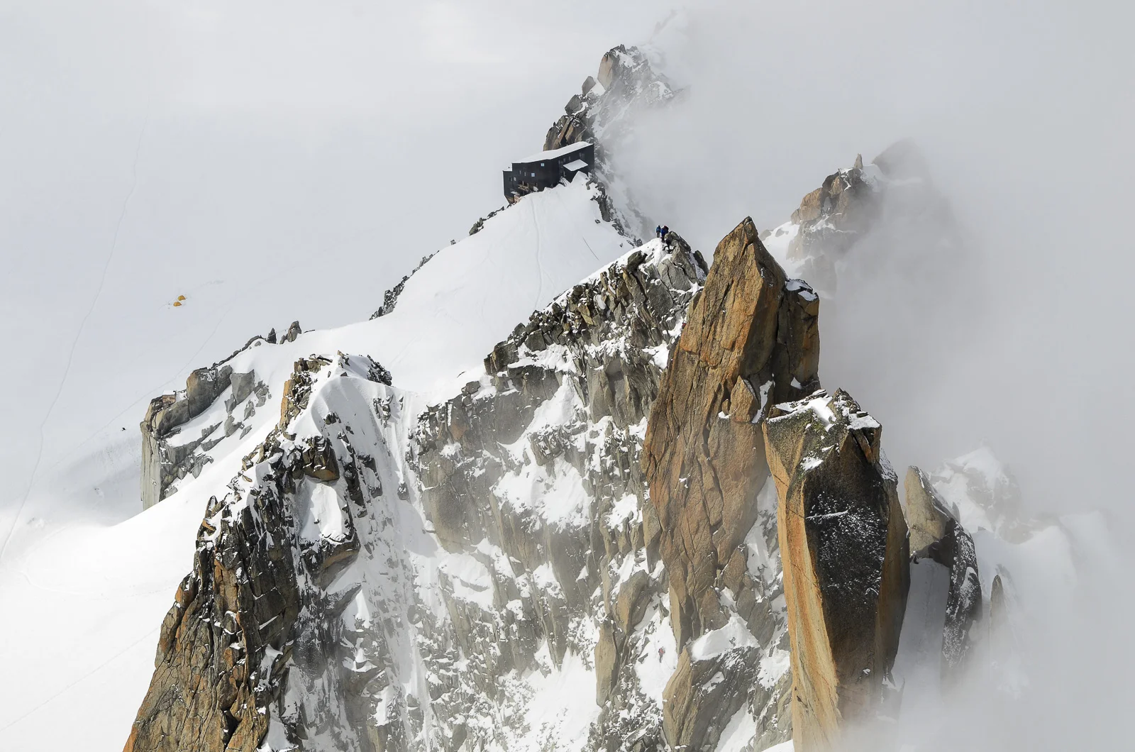 Depuis l'Aiguille du Midi