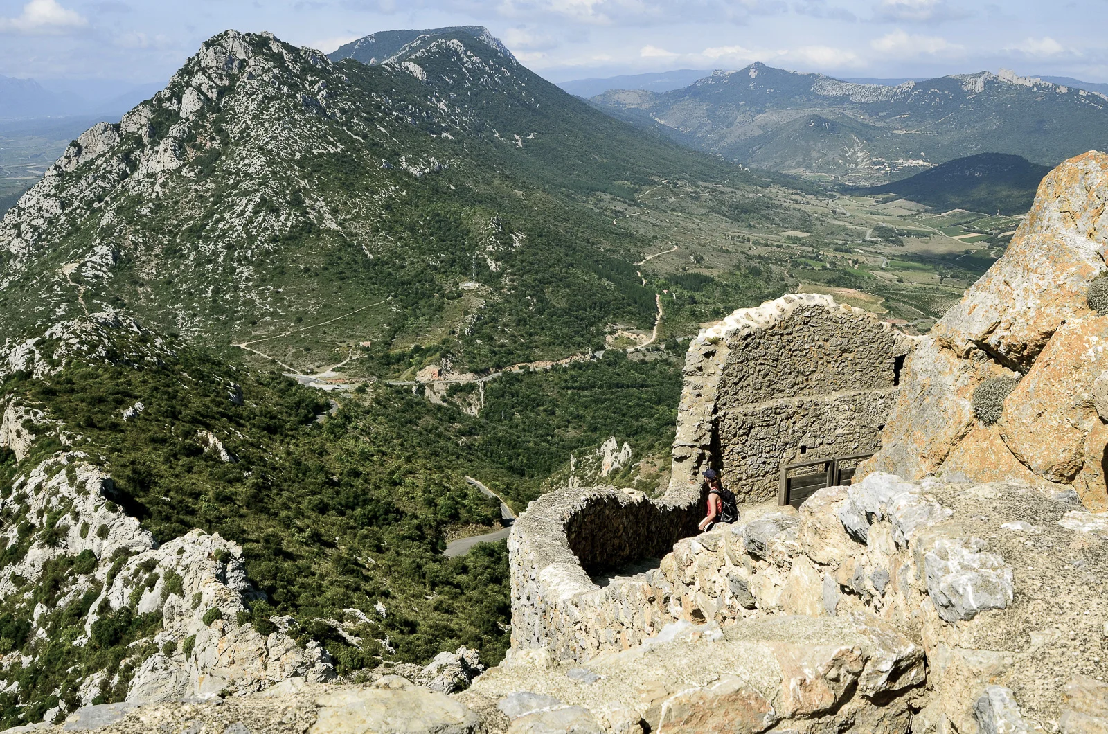 Dans les châteaux cathares (Quéribus)