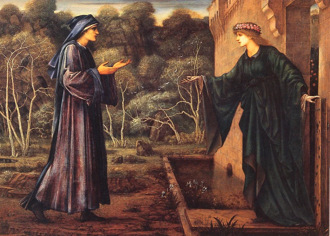 Pilgrim at the Gate of Idleness , 1884