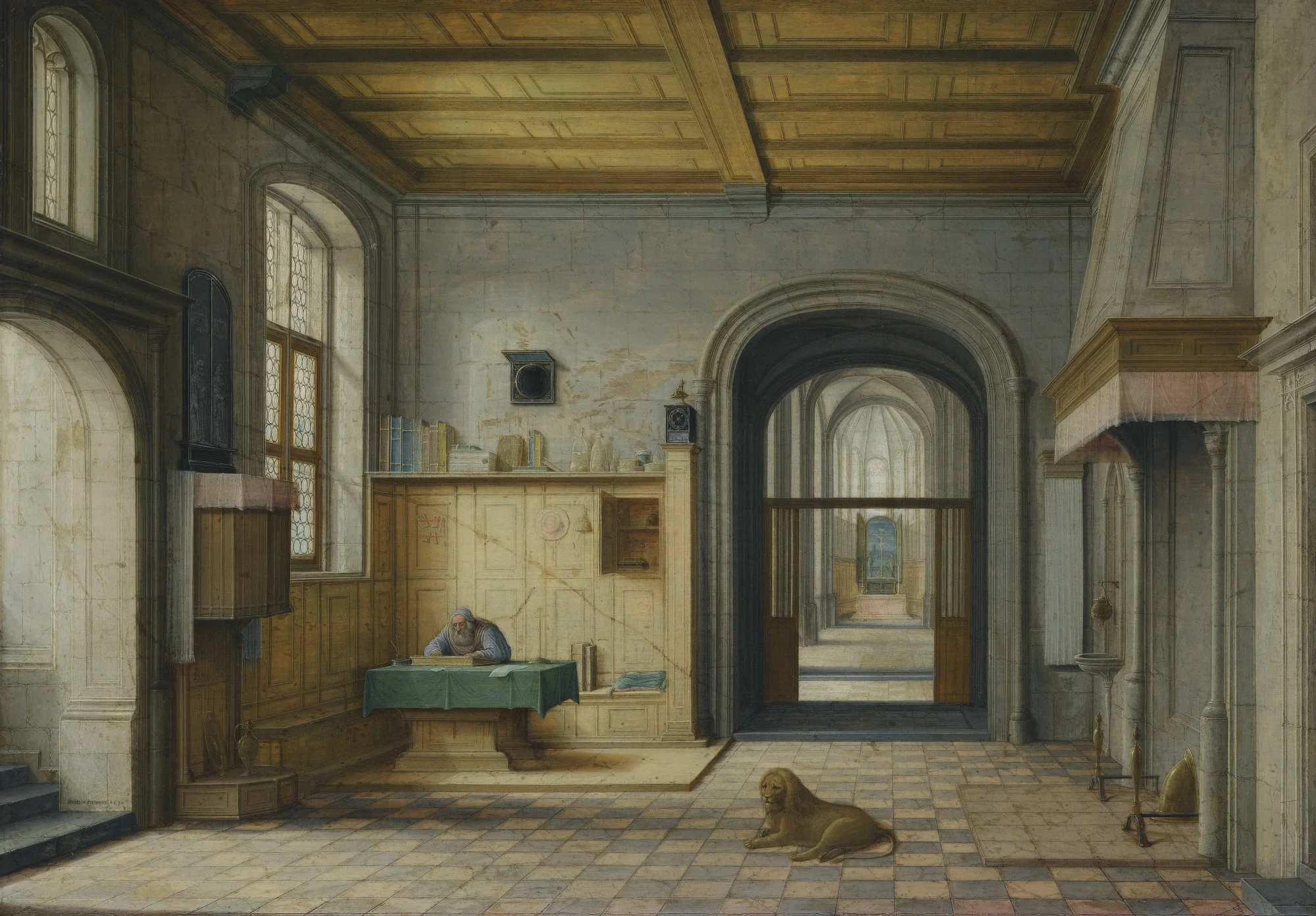 Saint Jerome in His Study - Hendrik van Steenwijck the younger, 1630.jpg