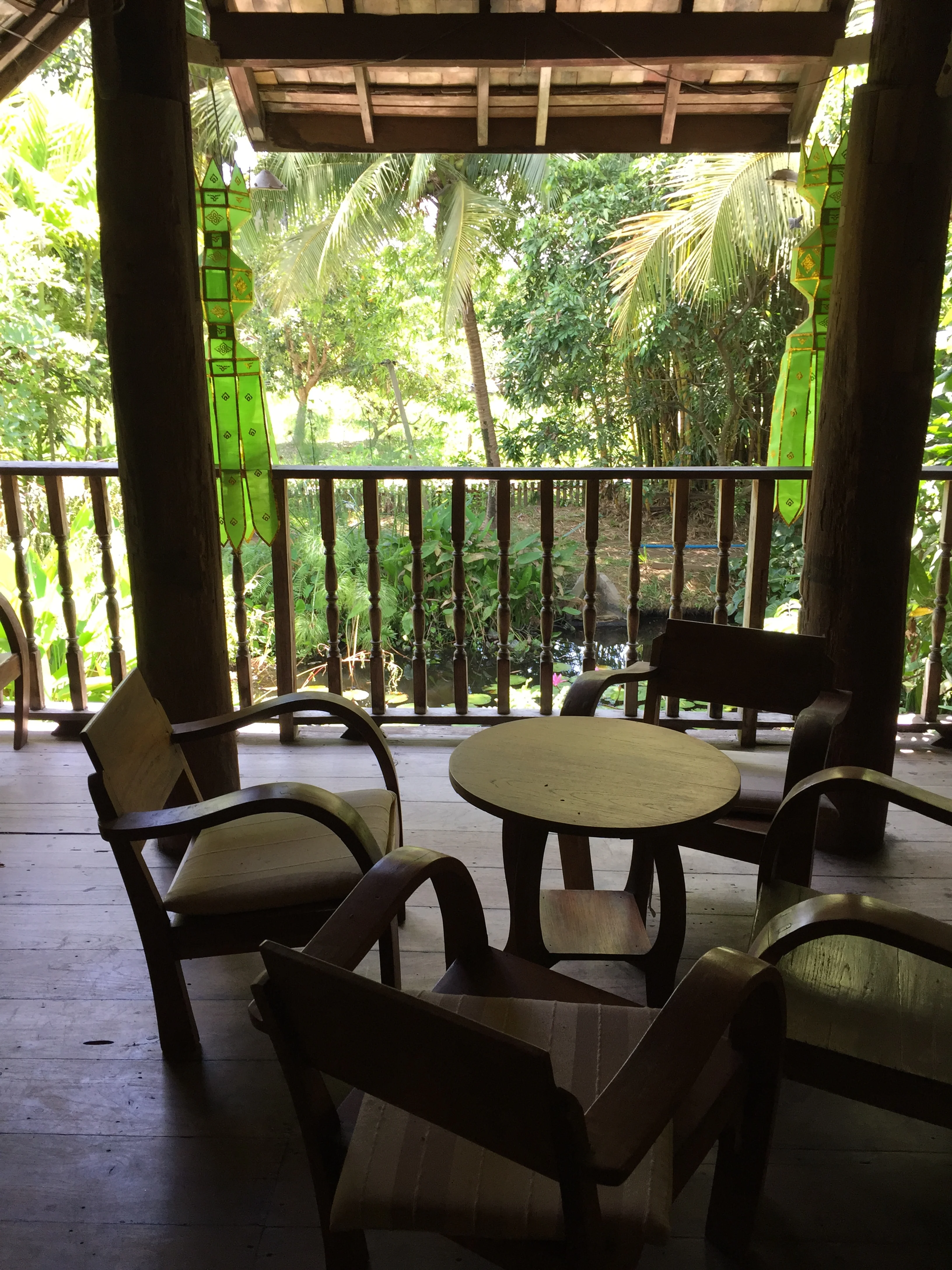 One of the rooms that over look the pond
