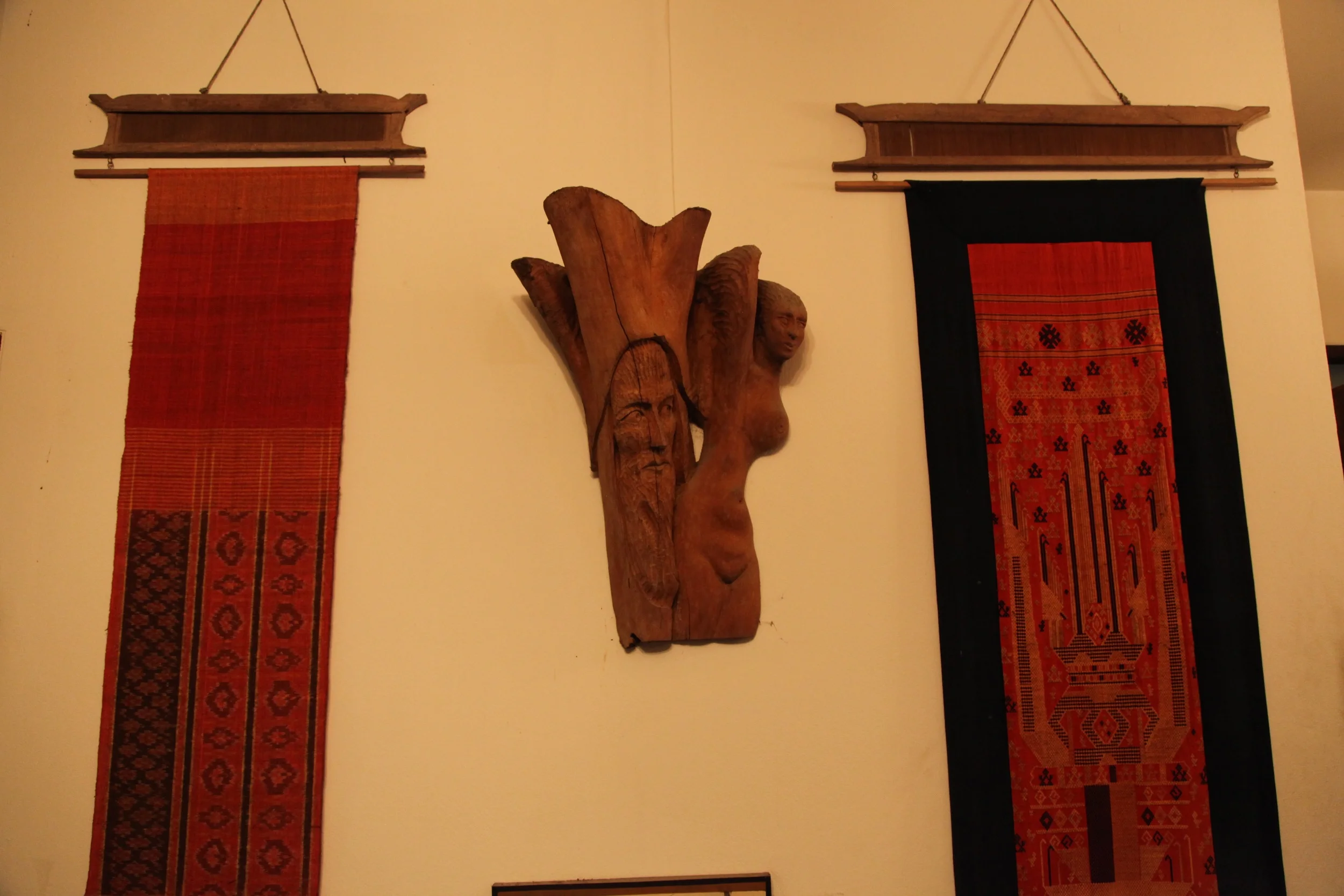 A wood carving by Christopher