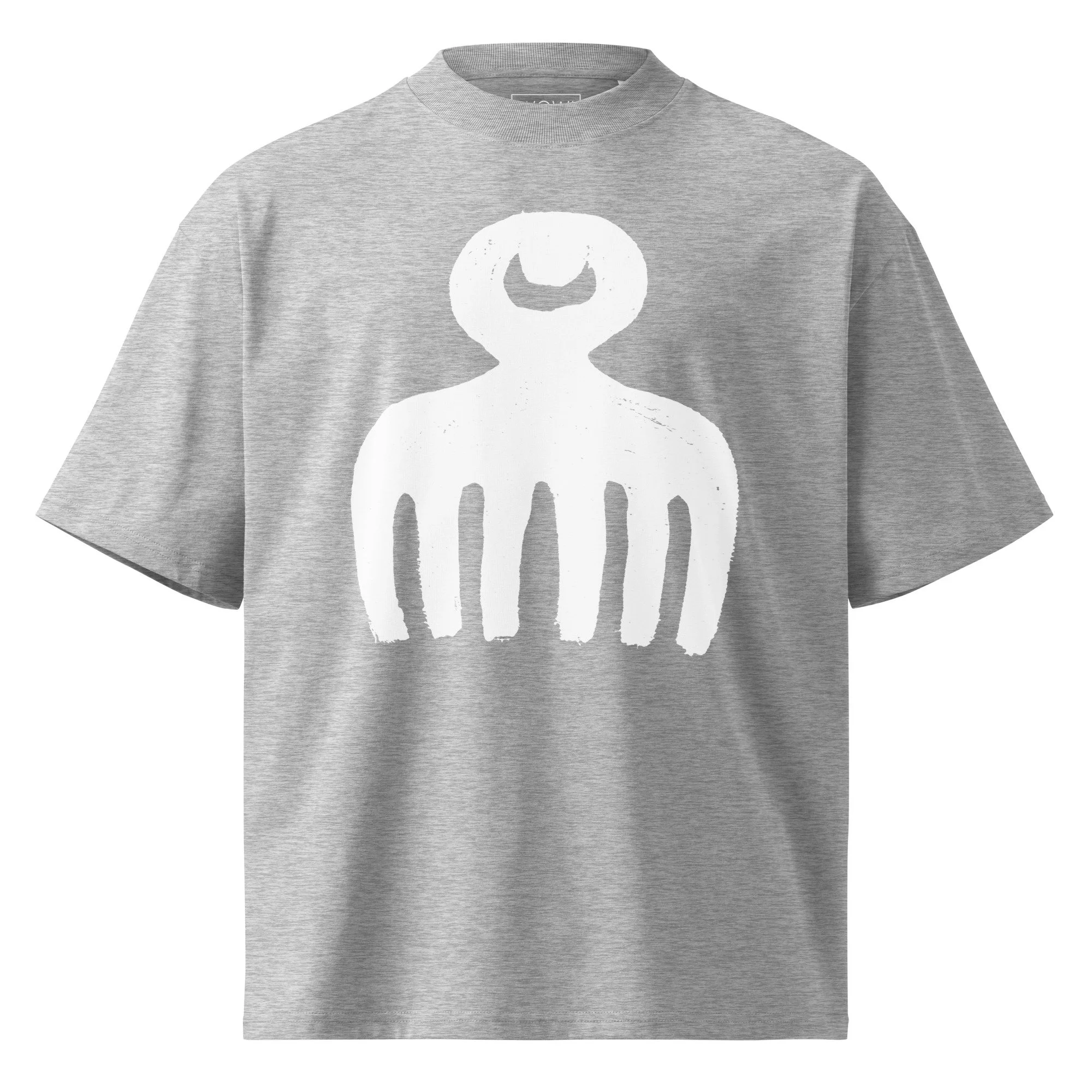 unisex-organic-oversized-high-neck-blaster-2.0-t-shirt-heather-grey-front-6a75a625cec68.jpg