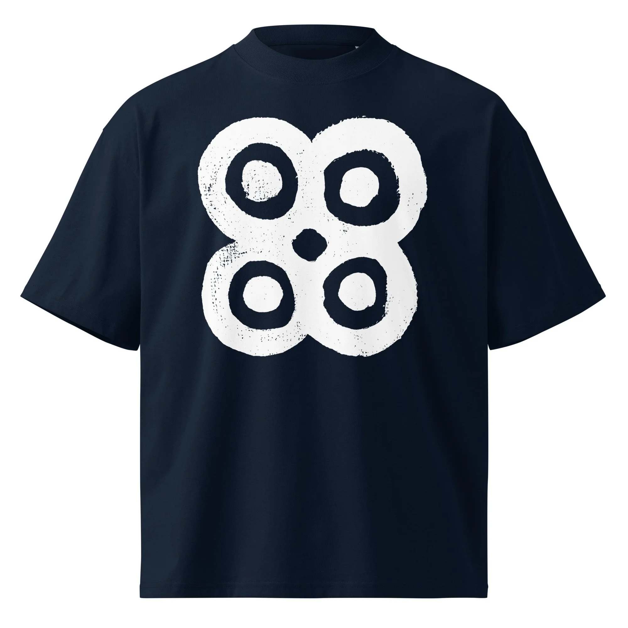 unisex-organic-oversized-high-neck-blaster-2.0-t-shirt-french-navy-front-6a75aa2f7606e.jpg