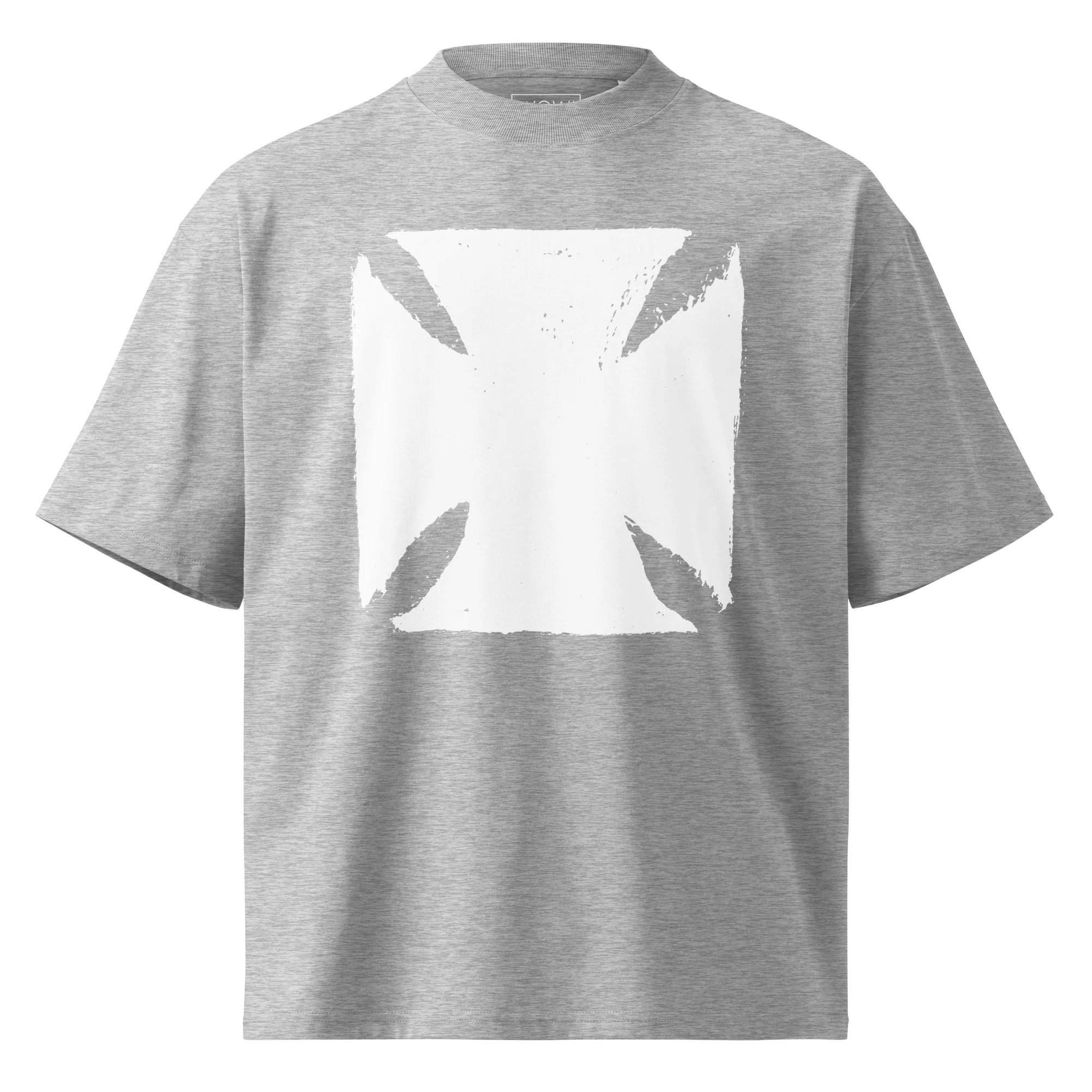 unisex-organic-oversized-high-neck-blaster-2.0-t-shirt-heather-grey-front-6a75ab19bb3de.jpg