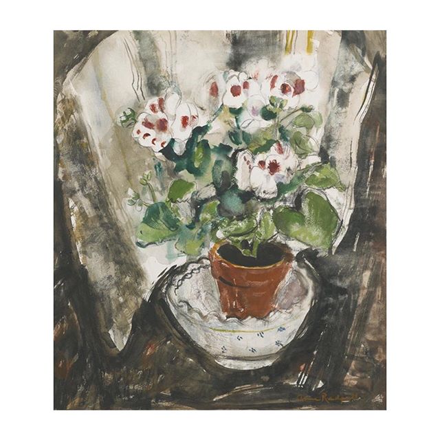 Remembering: Anne Redpath. &lsquo;Pelargonium&rsquo;, 1957. #AnneRedpath