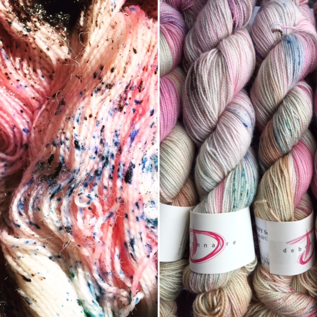 Raspberry Whiff on Spiffy Sock- nice shade for summer