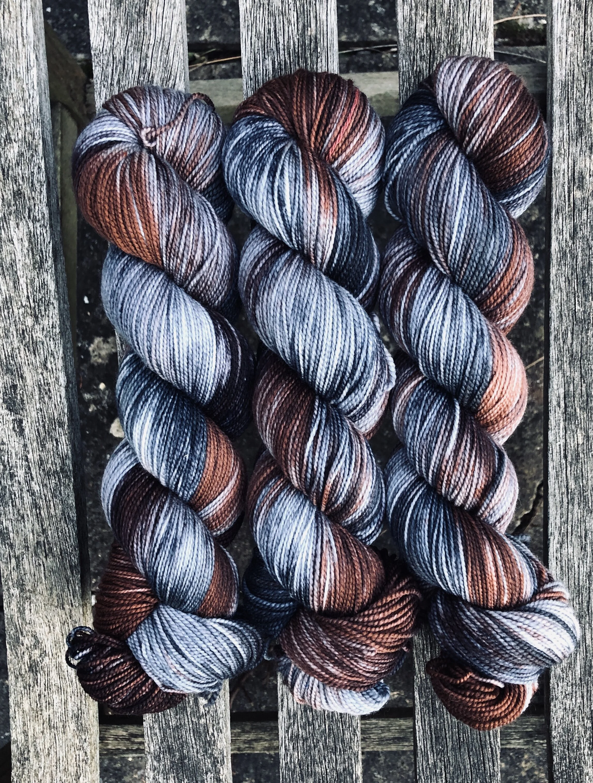 speckled high twist merino