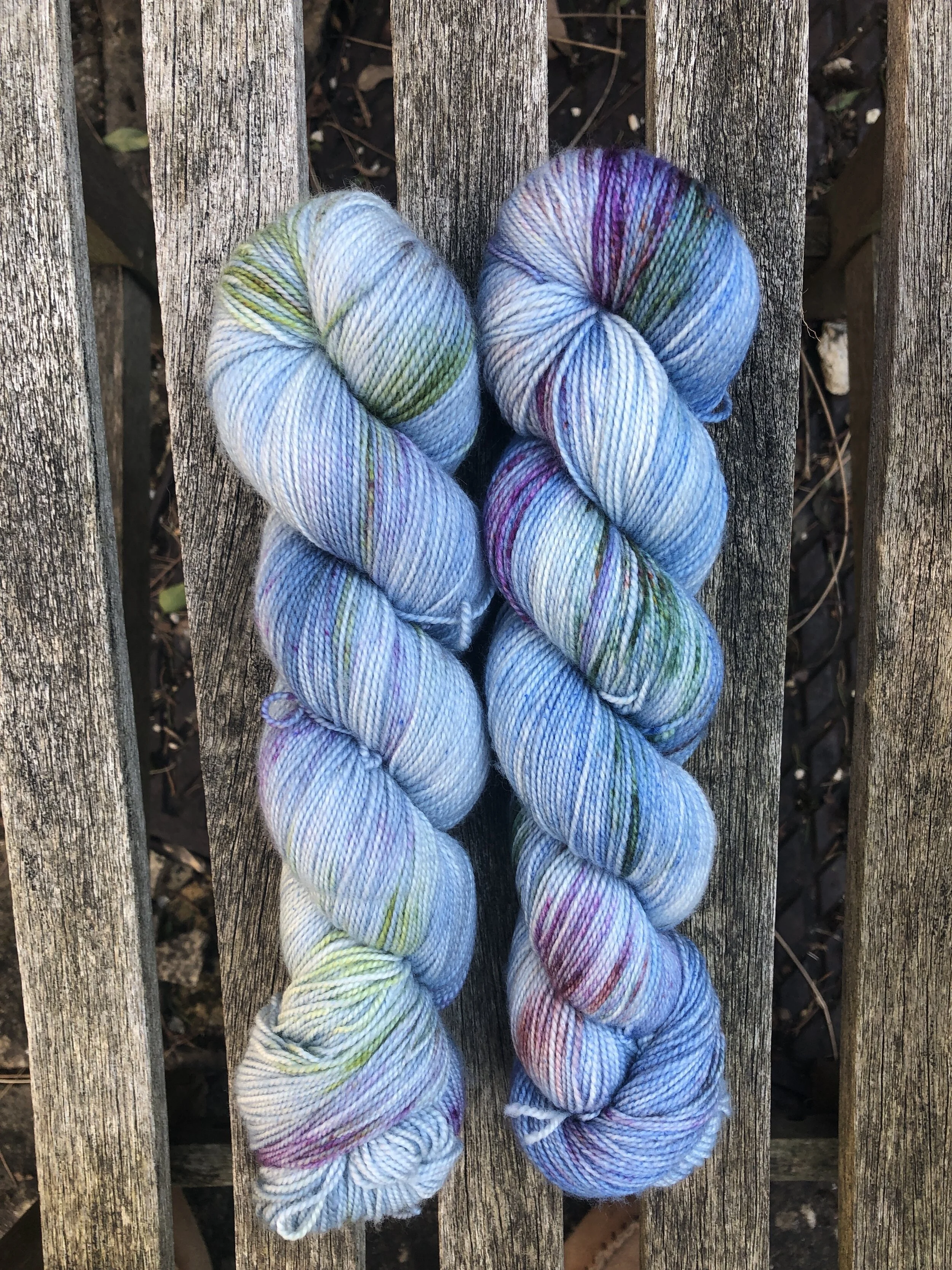 hand dye high twist sock yarn