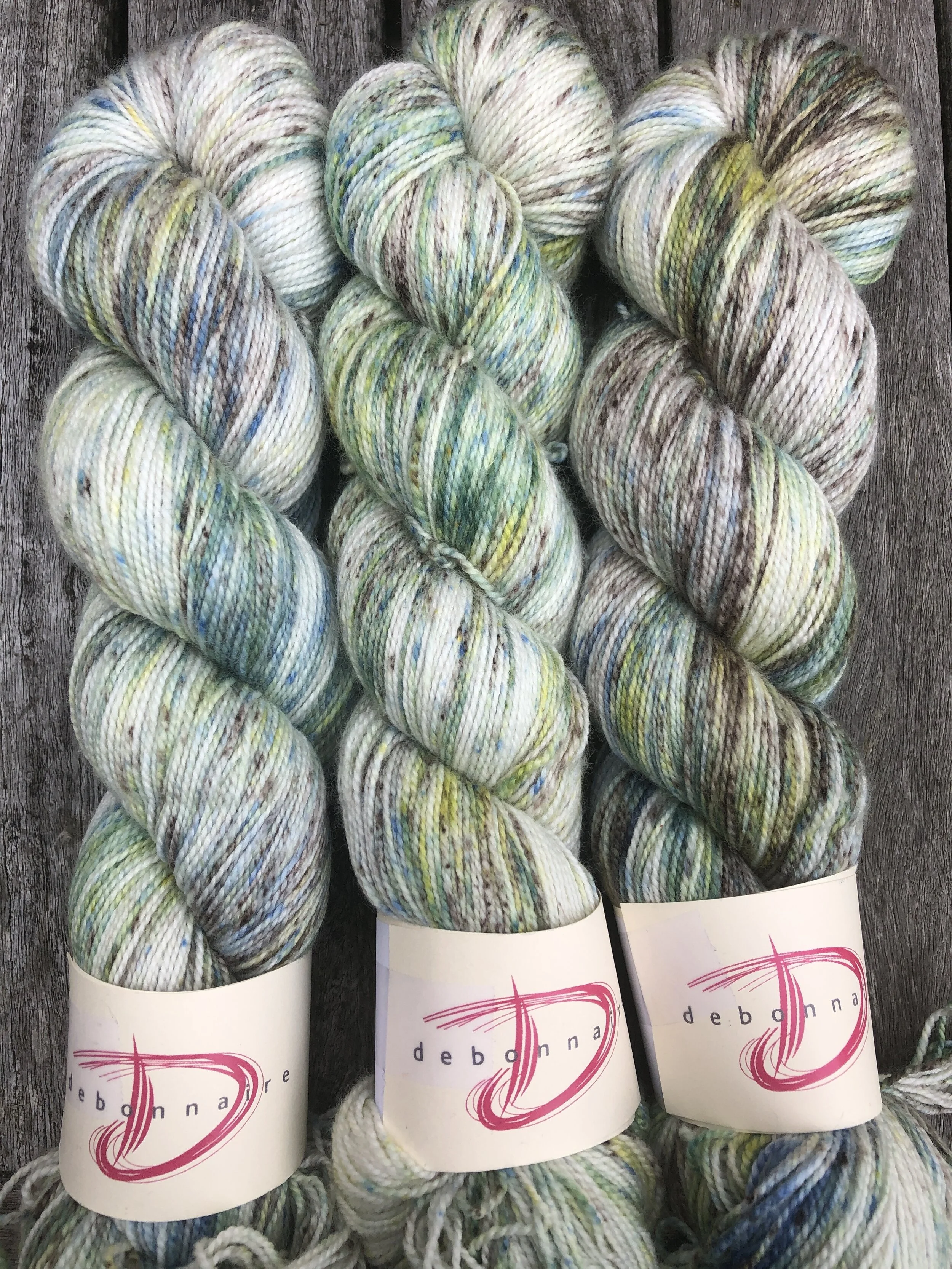 speckled merino sock