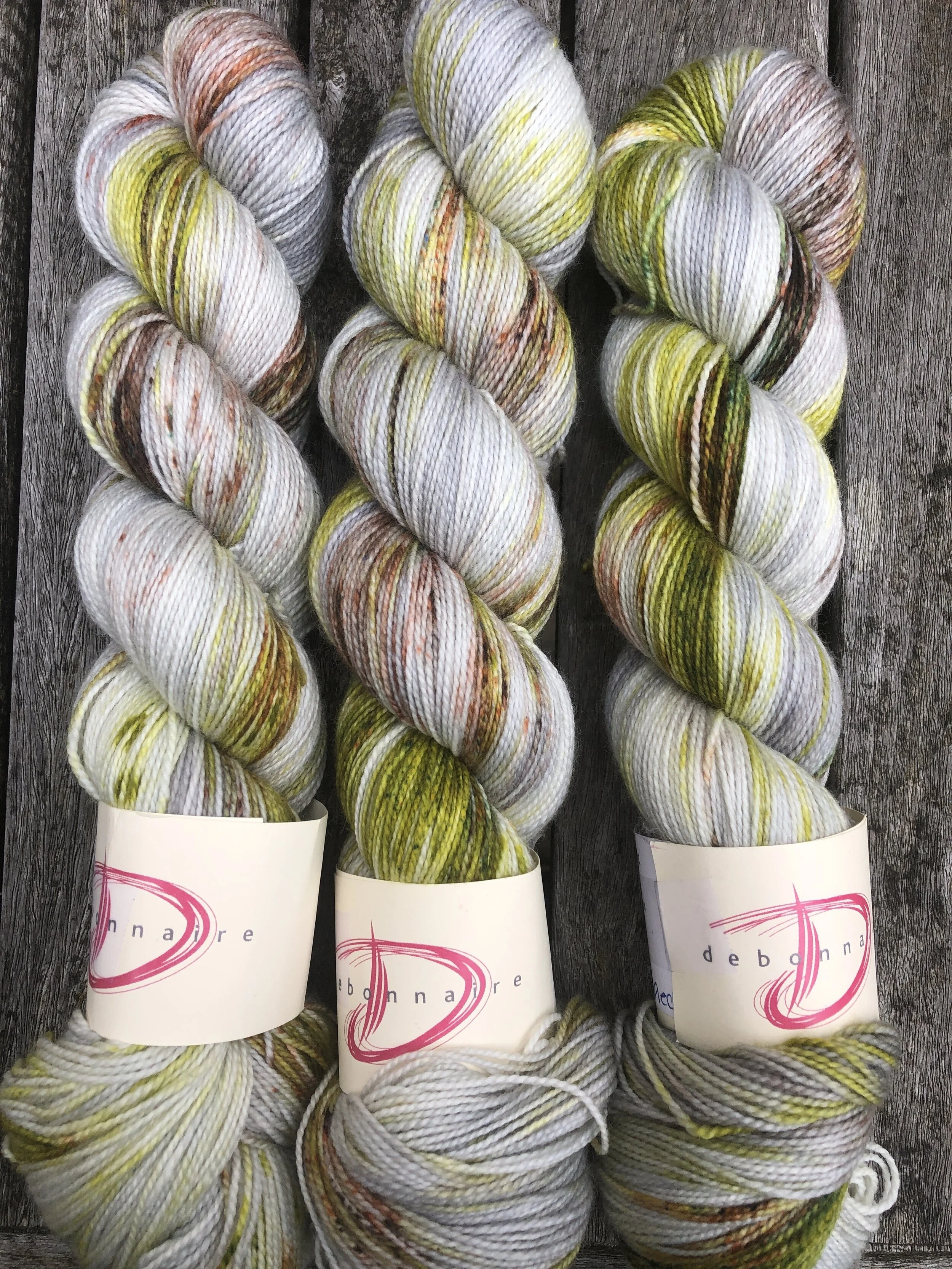 speckled merino sock