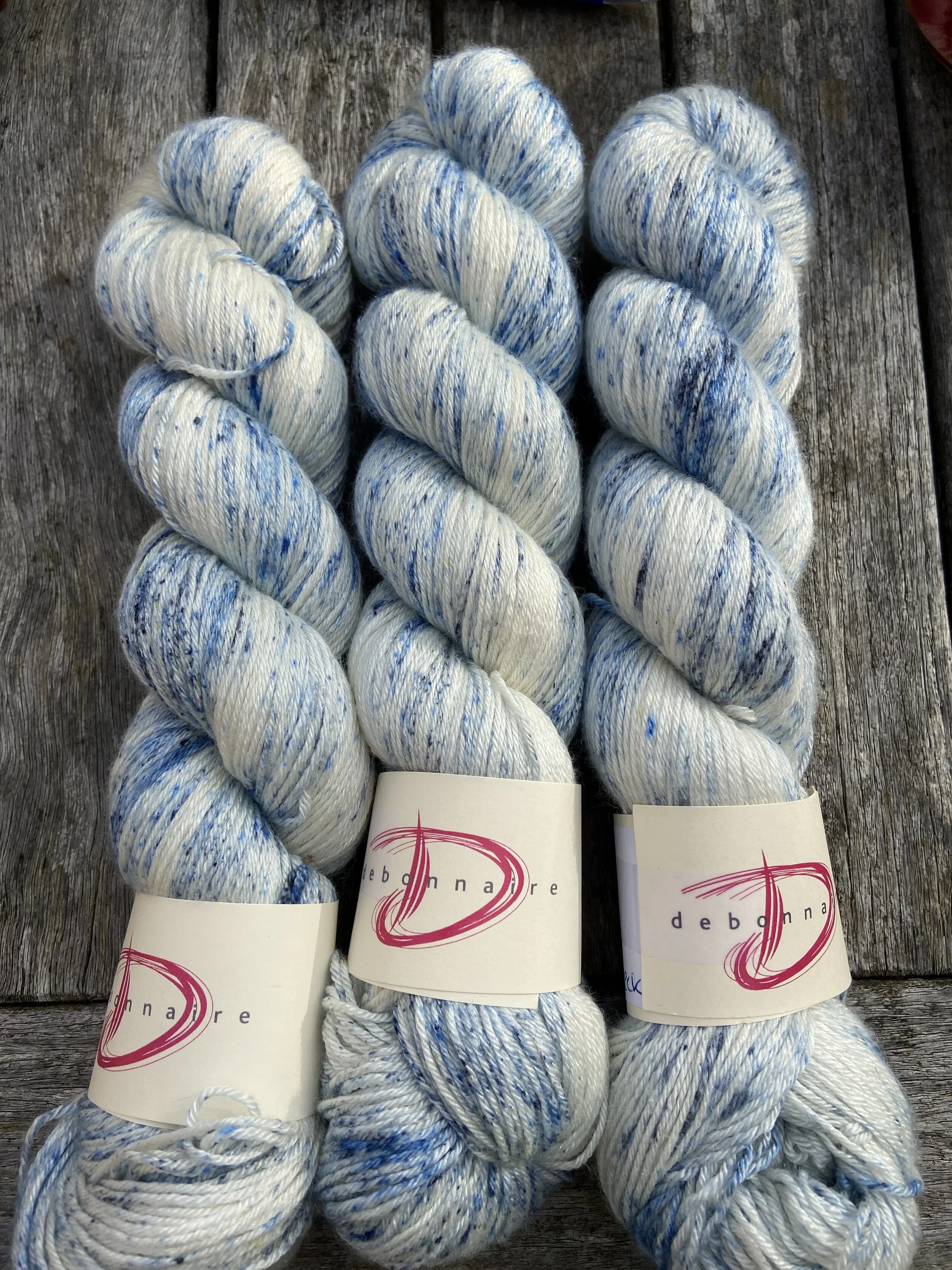 fleck blue bliss bfl silk