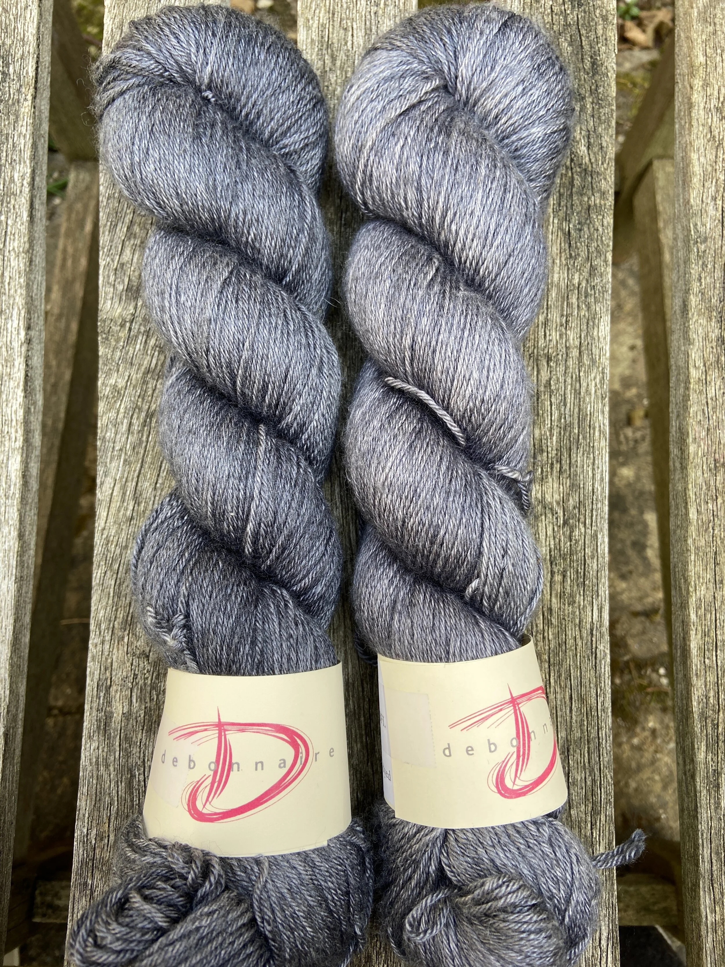 grey Bliss bfl silk 4 ply
