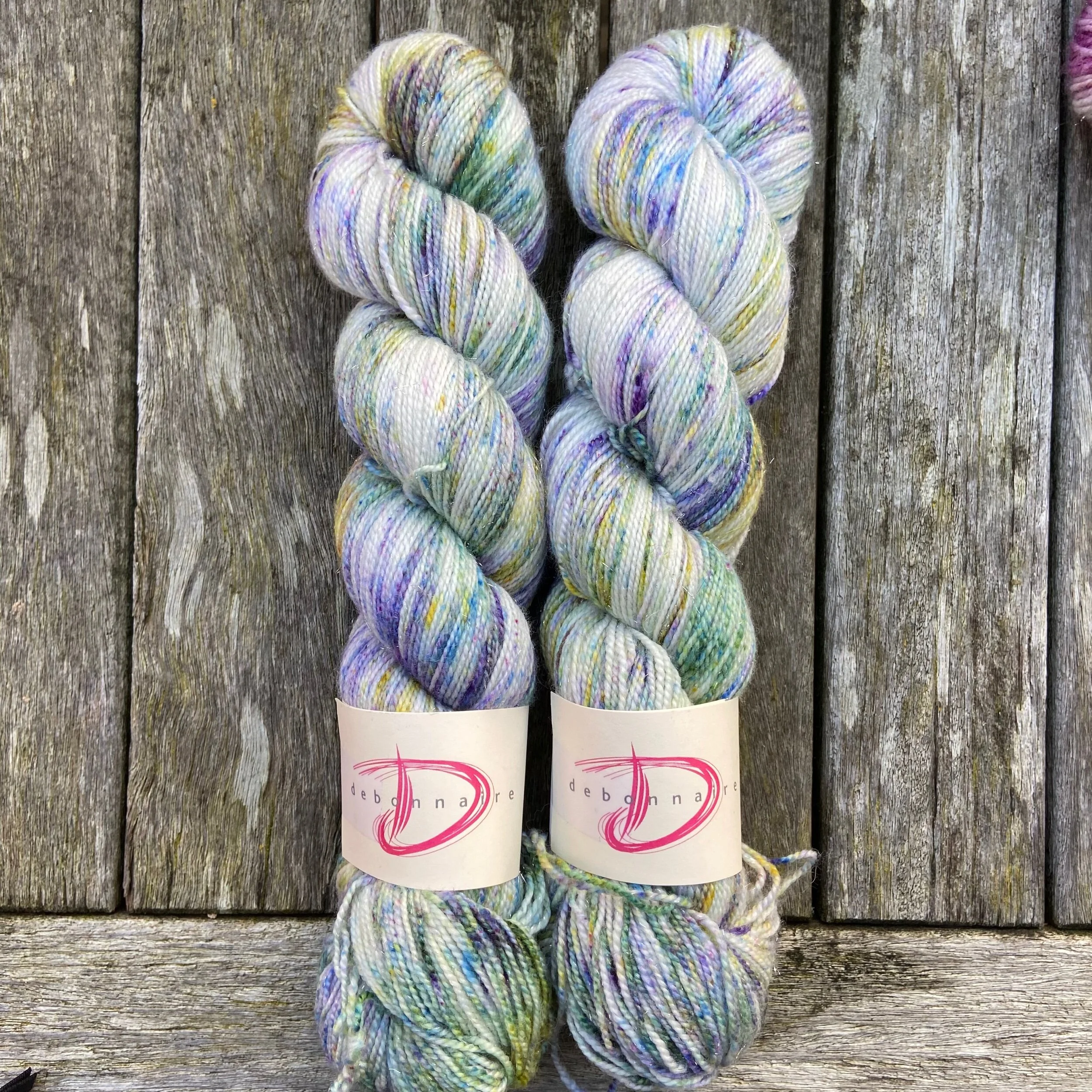 iris fleck shimmer sock