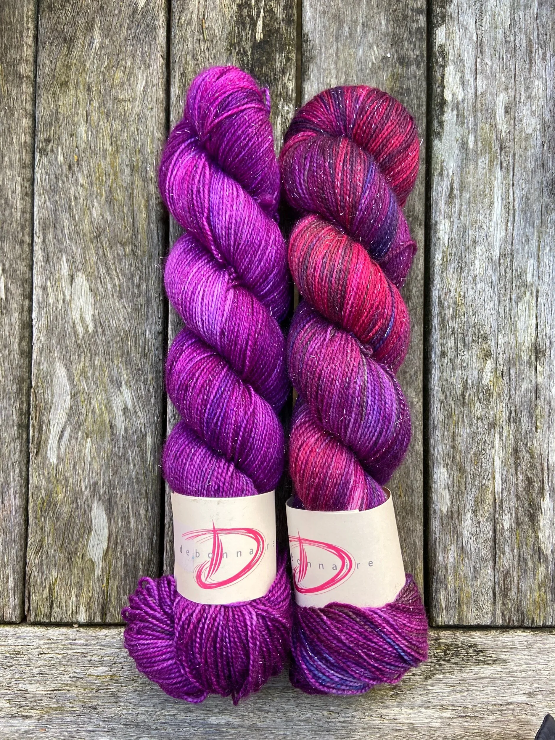 hand dyed stellina sock yarn